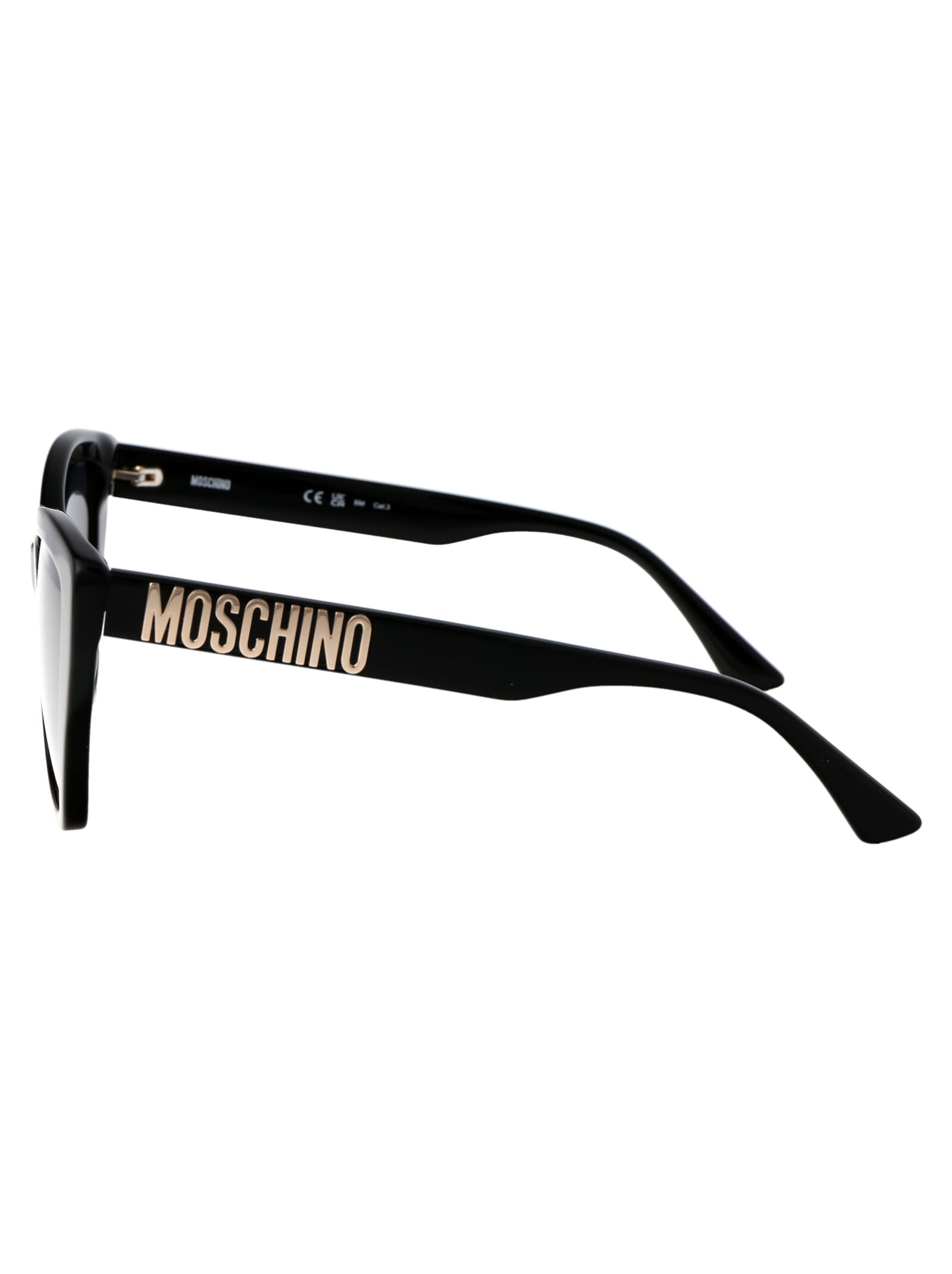 Shop Moschino Eyewear Mos155/s Sunglasses In 8079o Black