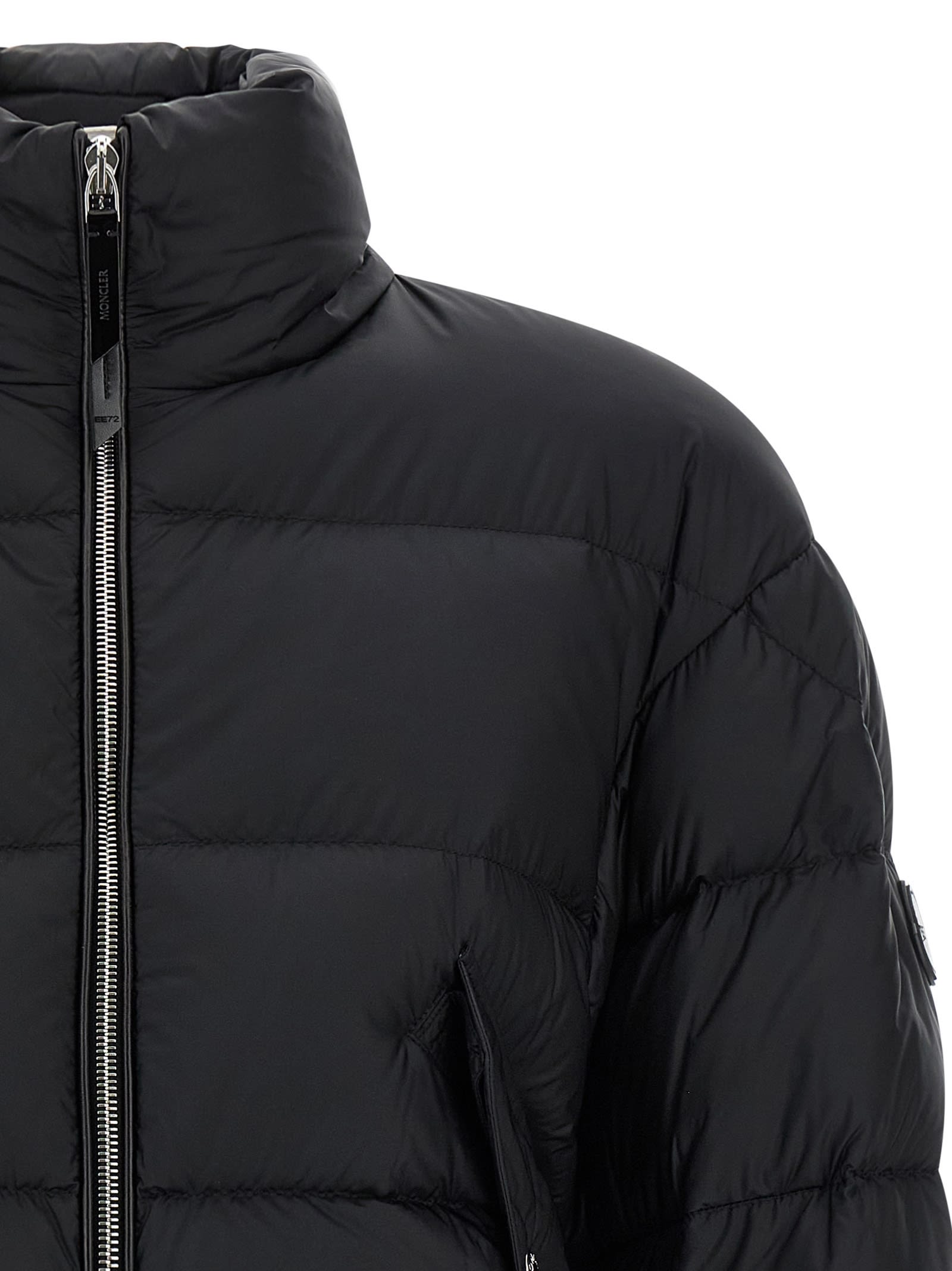 Moncler Genius Moncler X Edward Enninful Blas Short Matte Down Jacket In Black