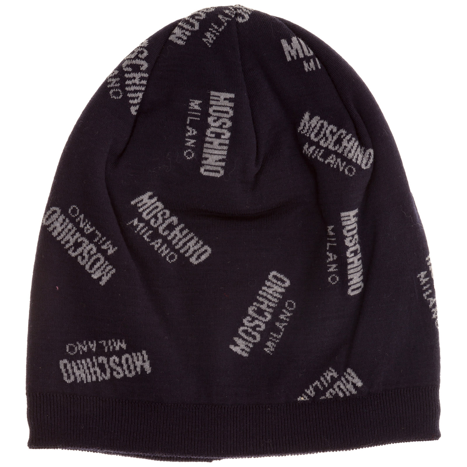MOSCHINO DOUBLE QUESTION MARK BEANIE,M525060043013