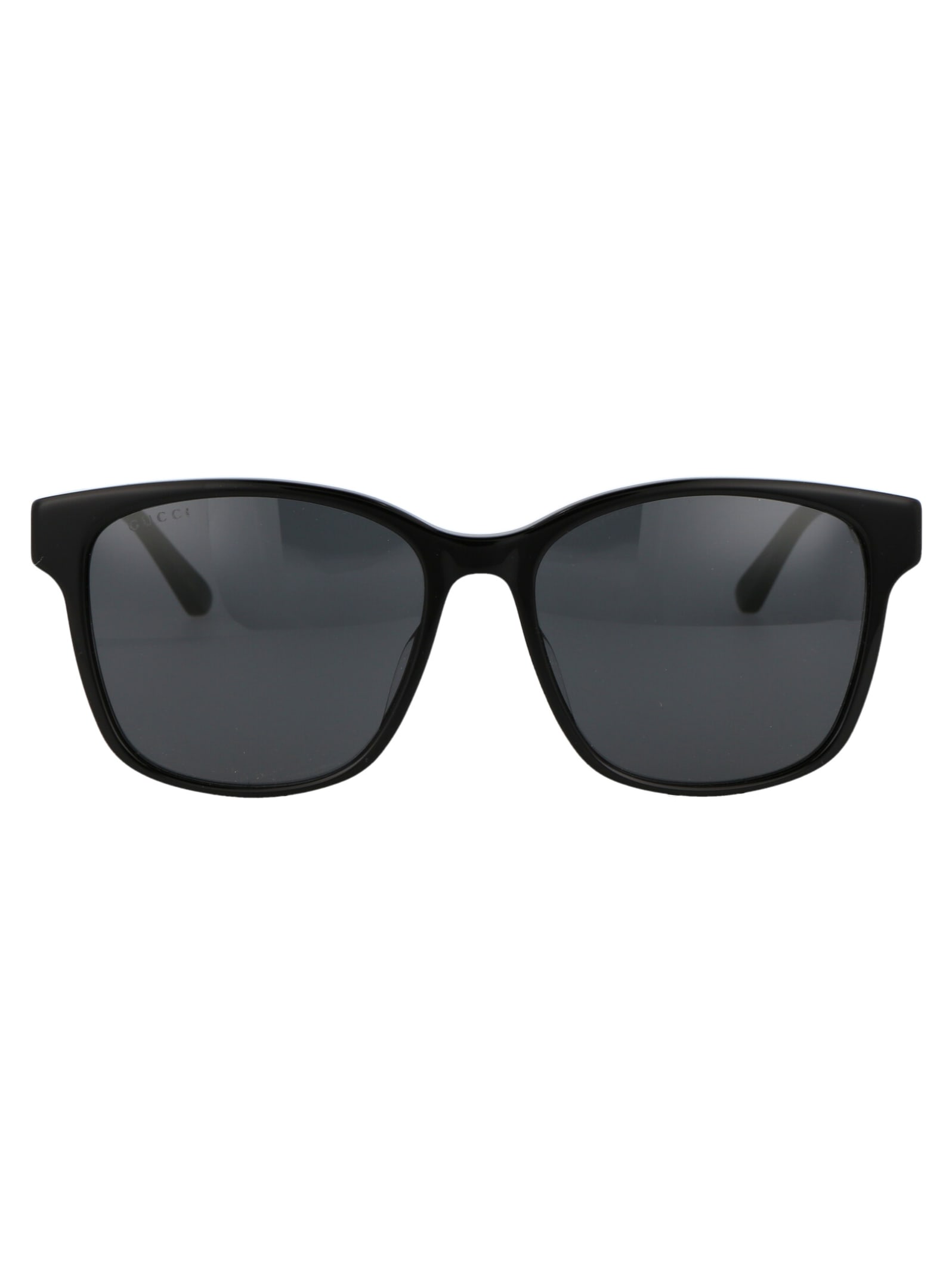 Shop Gucci Gg0417sk Sunglasses In 001 Black Multicolor Grey