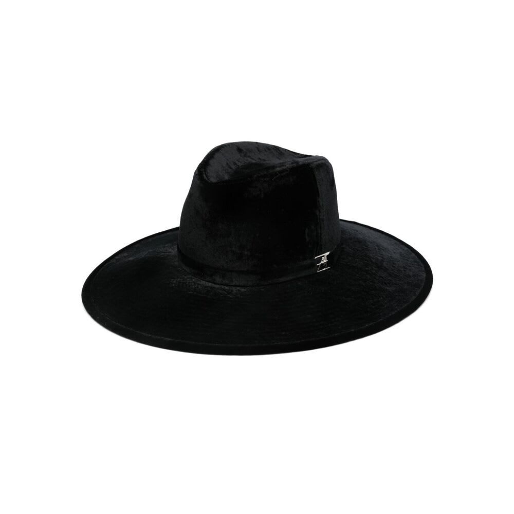 Shop Alberta Ferretti Cap In Black