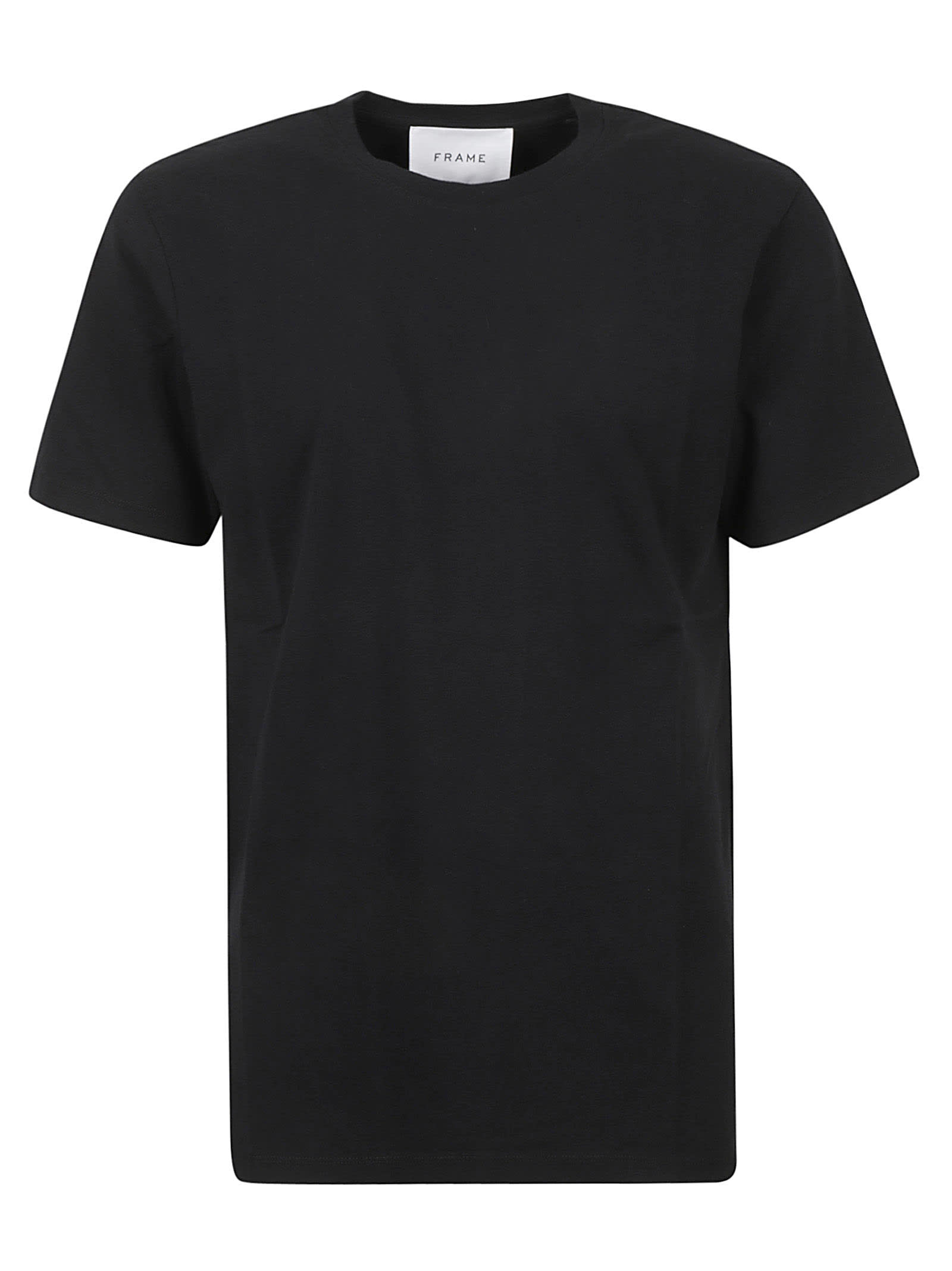 Frame Crew Neck T-shirt In Black