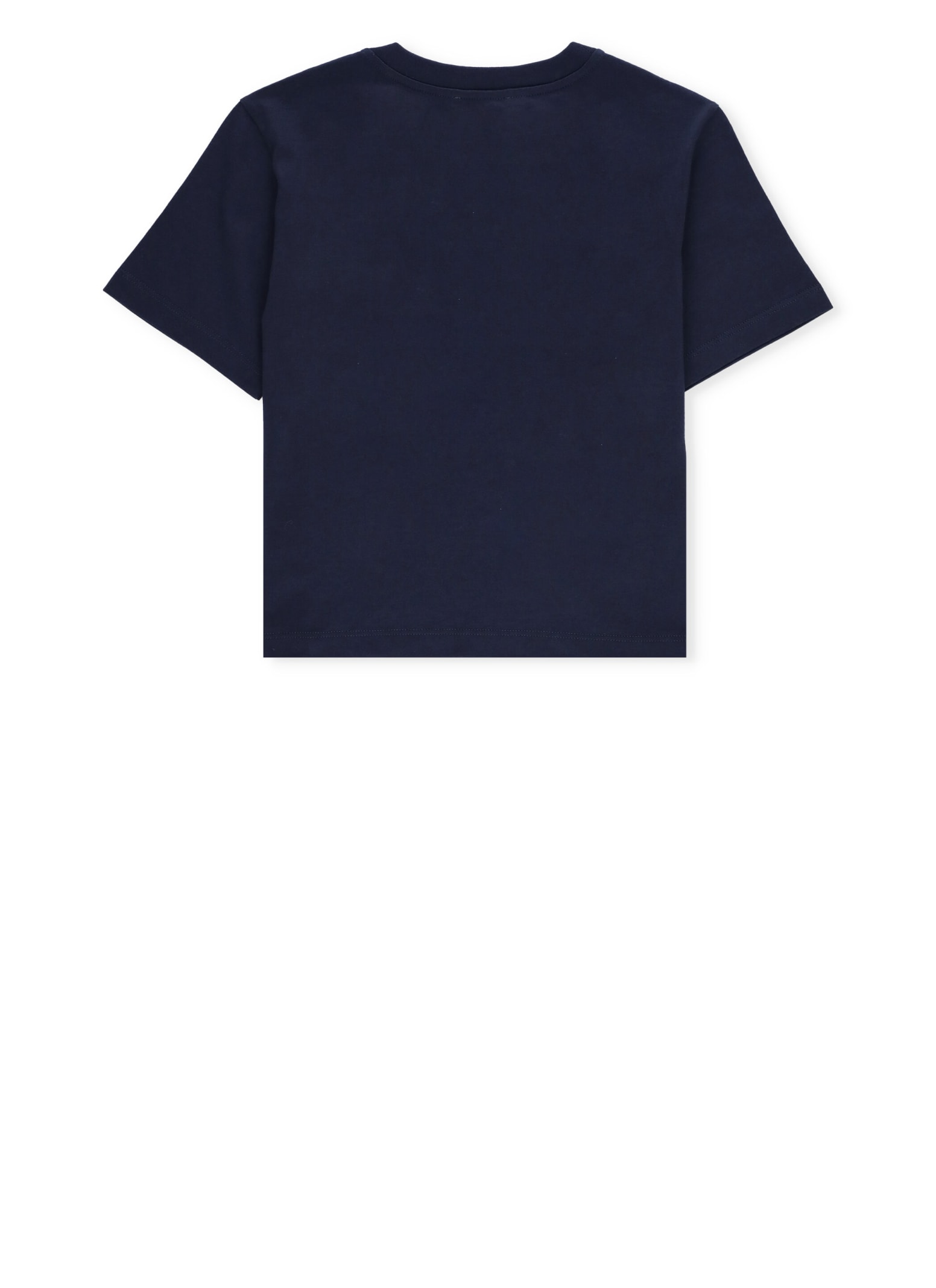 Shop Dolce & Gabbana Logoed T-shirt In Blue