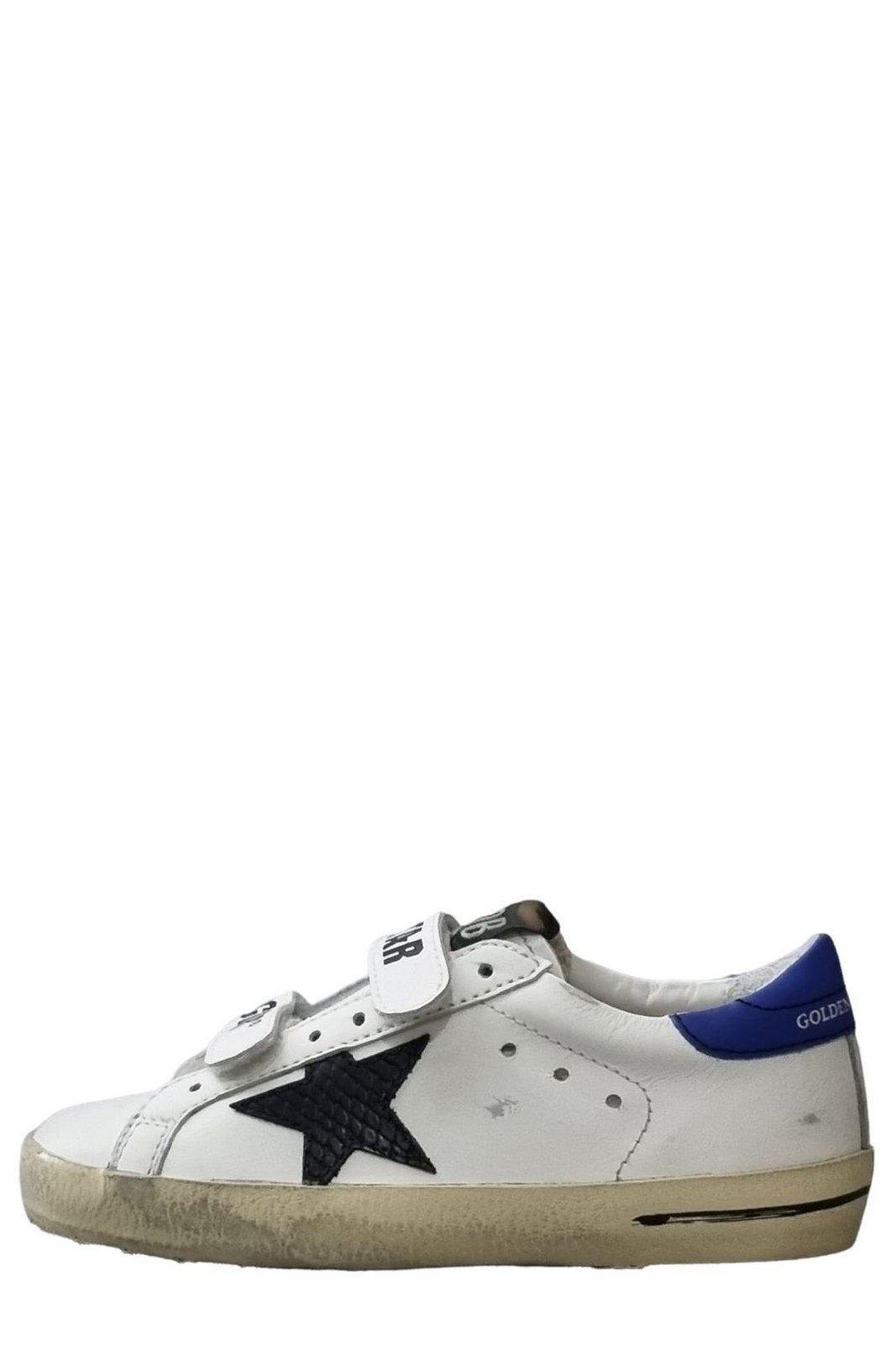 Golden Goose Round Toe Touch-strap Sneakers
