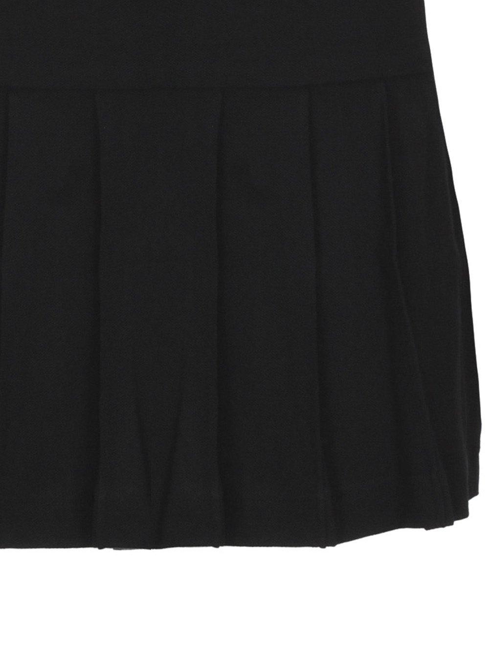 Shop Palm Angels Monogram-embroidered Low-rise Mini Skirt In Black