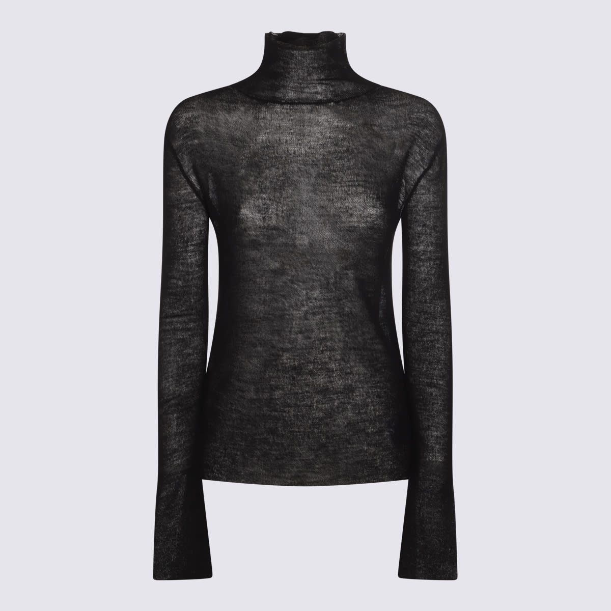 Shop Jil Sander Black Wool Sweater