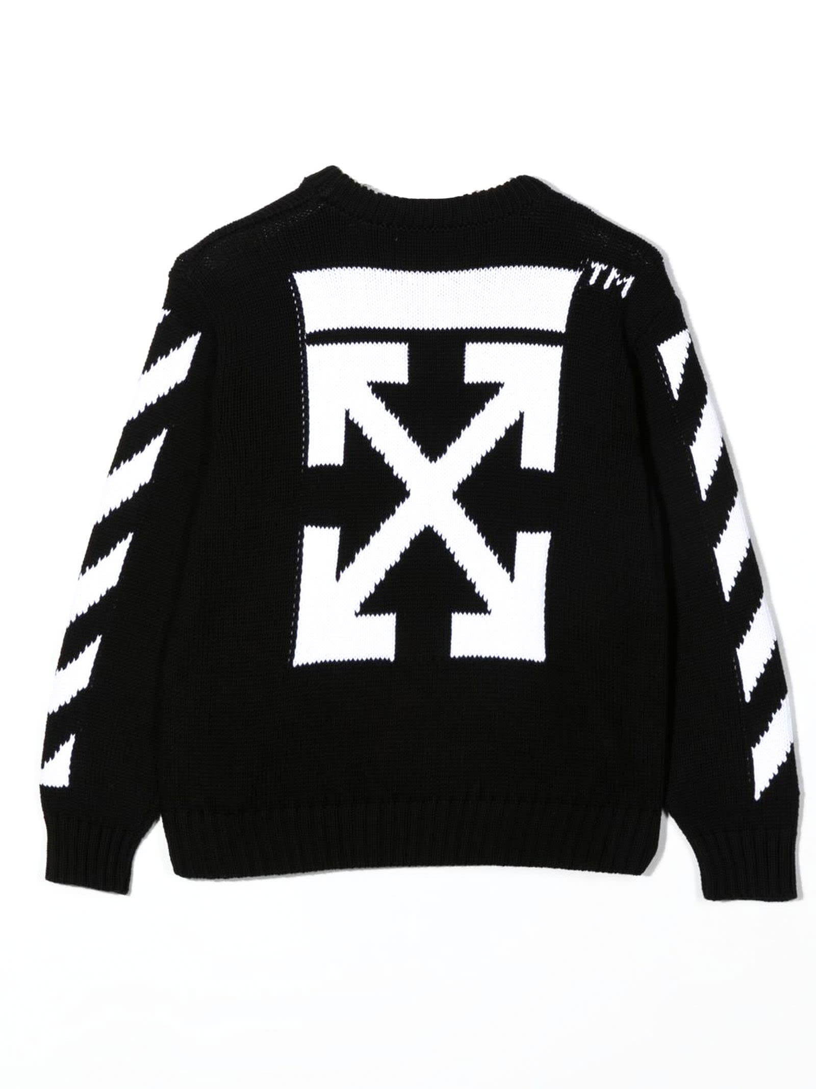 Shop Off-white Off White Sweaters Black