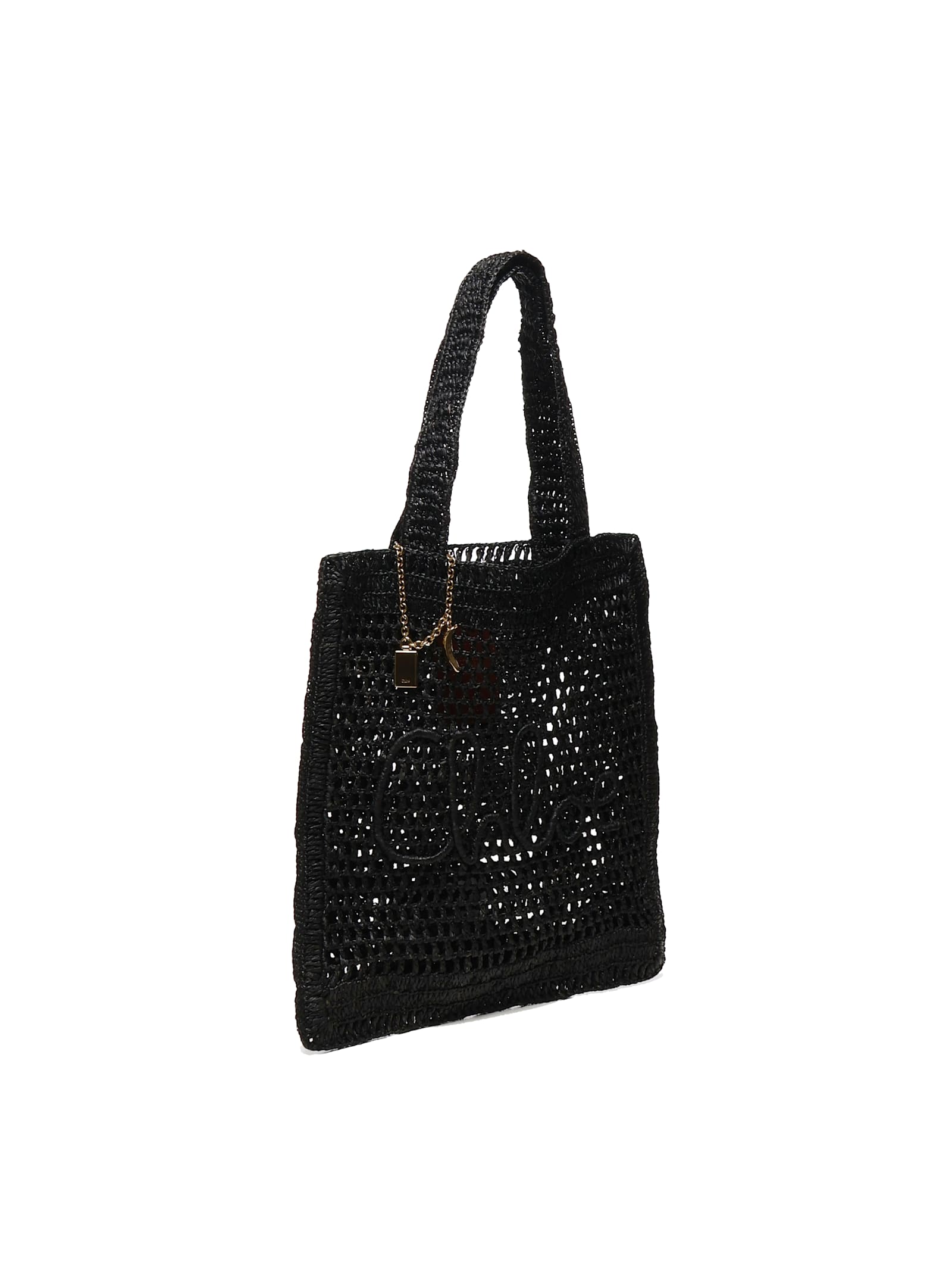 Chloé X Made For A Woman Banana Tote Bag In Black