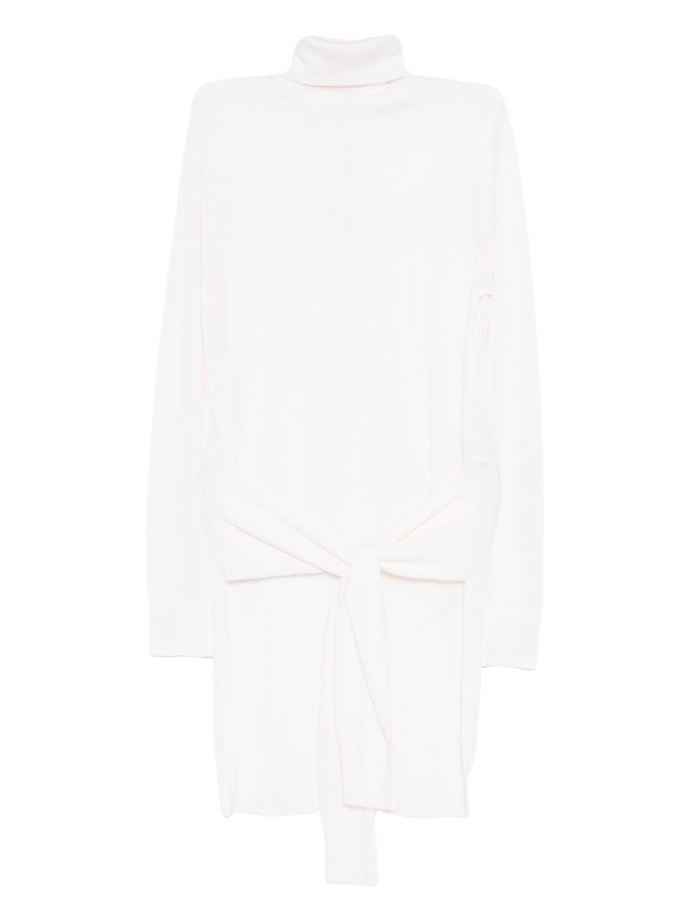 Totême Wool And Silk Blend Sweater In White