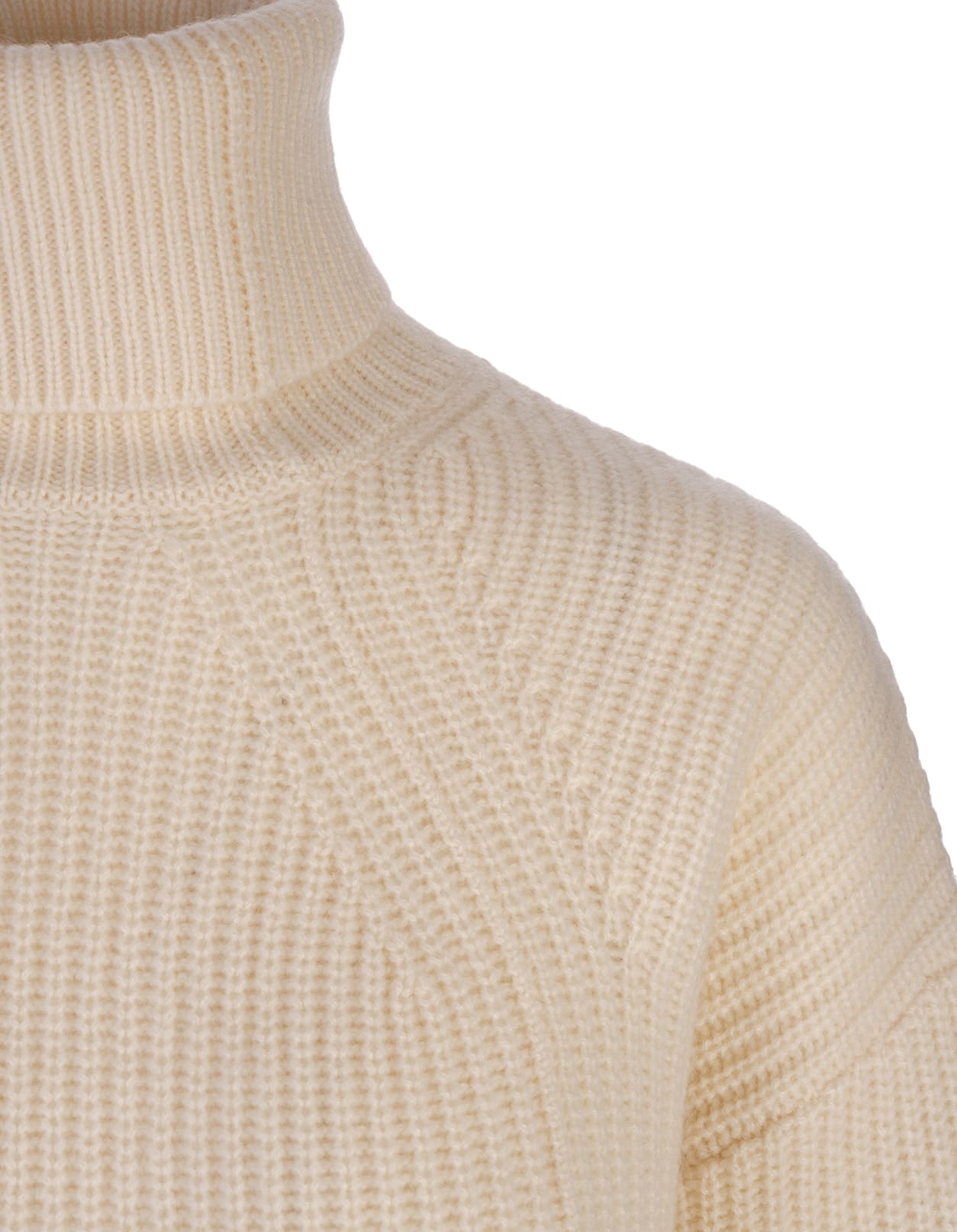 P.a.r.o.s.h White Cashmere Turtleneck In White