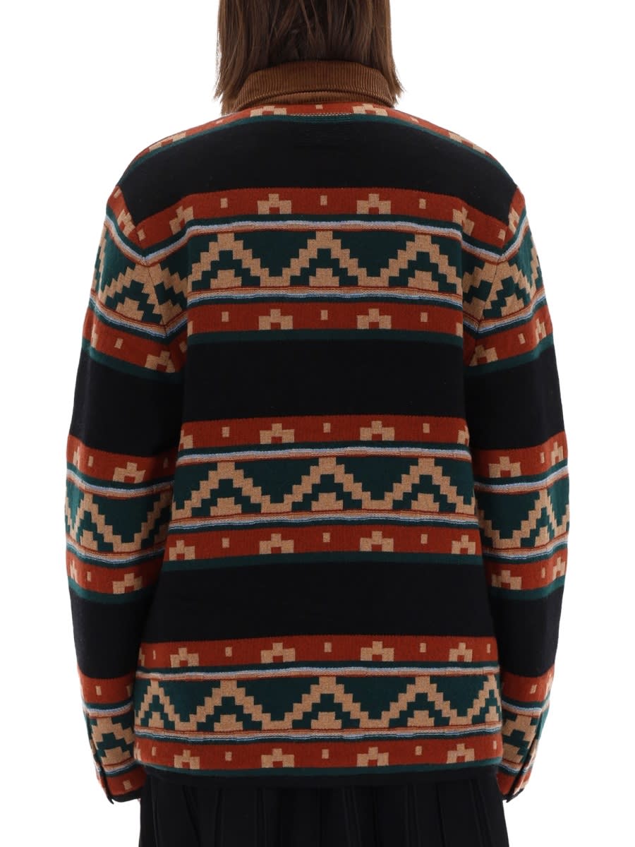 Guest In Residence Western Industry Quilted Wool And Cashmere-blend Jacket In Multi