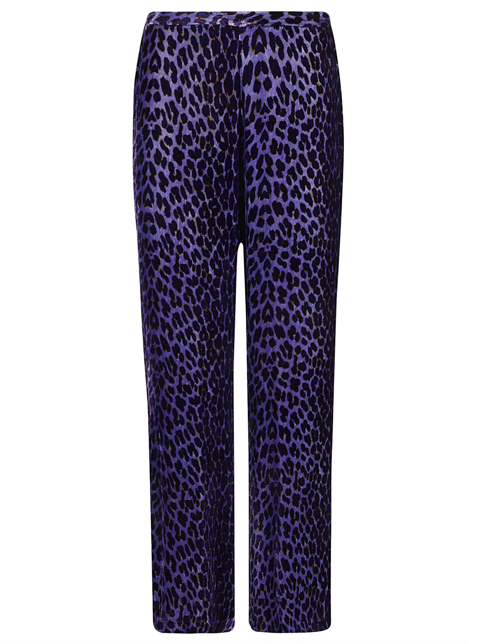 FORTE FORTE ANIMAL PRINT TROUSERS