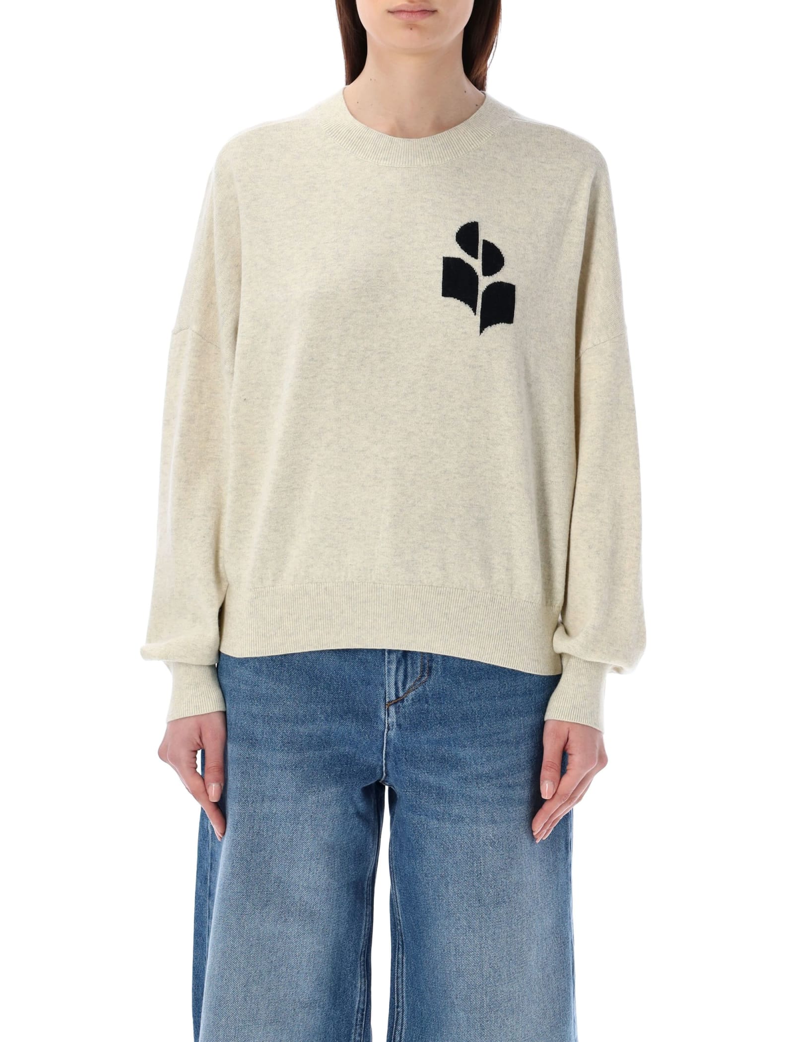 Shop Marant Etoile Marisans Sweater In Light Grey
