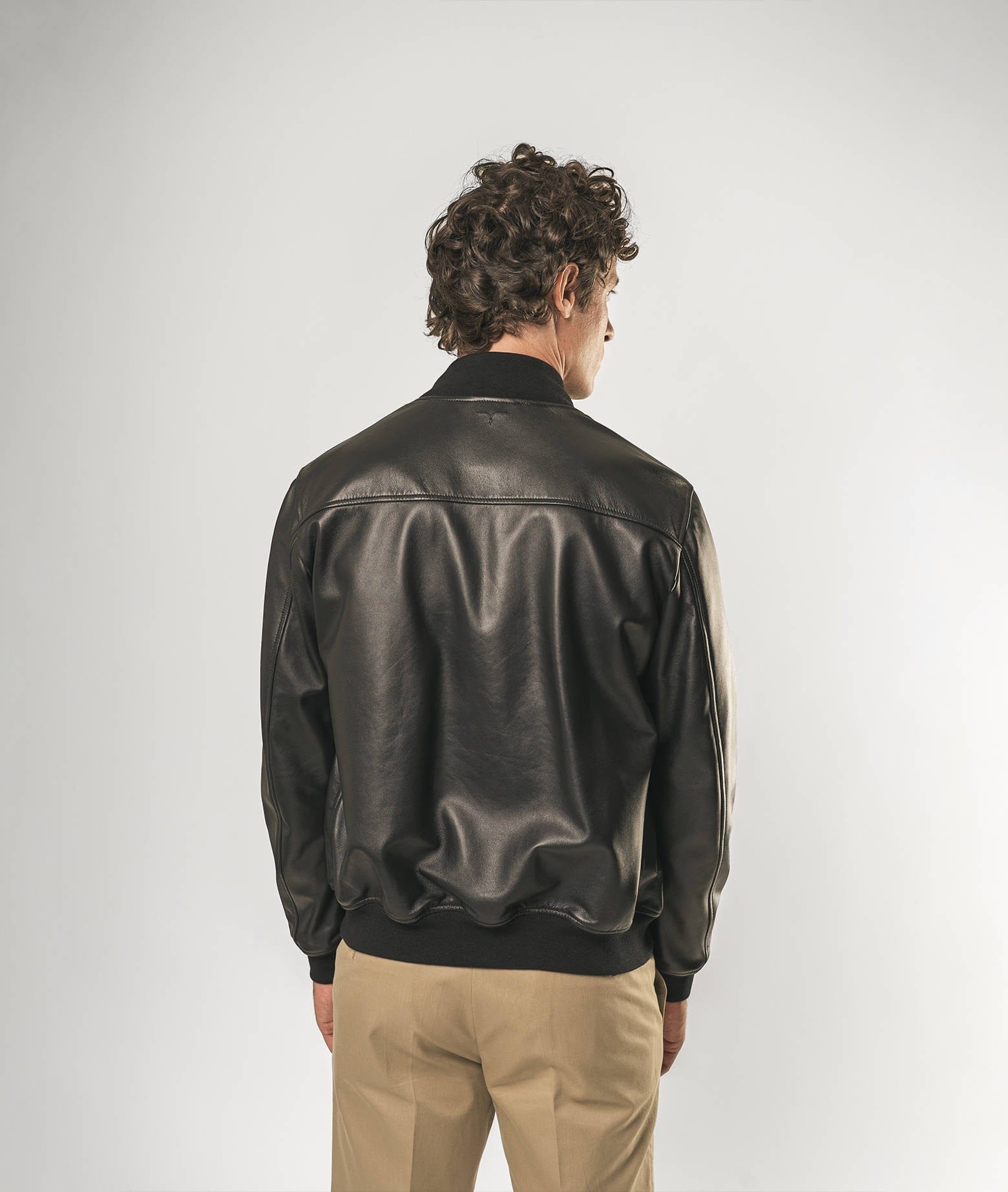 LARUSMIANI NOTTHINGAM BOMBER LEATHER JACKET