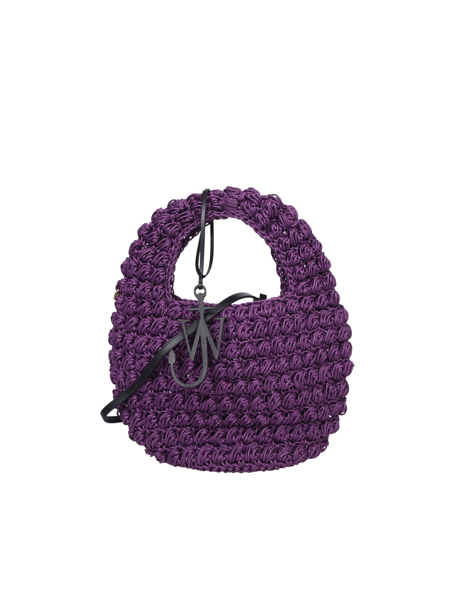 Jw Anderson Popcorn Basket Purple Bag