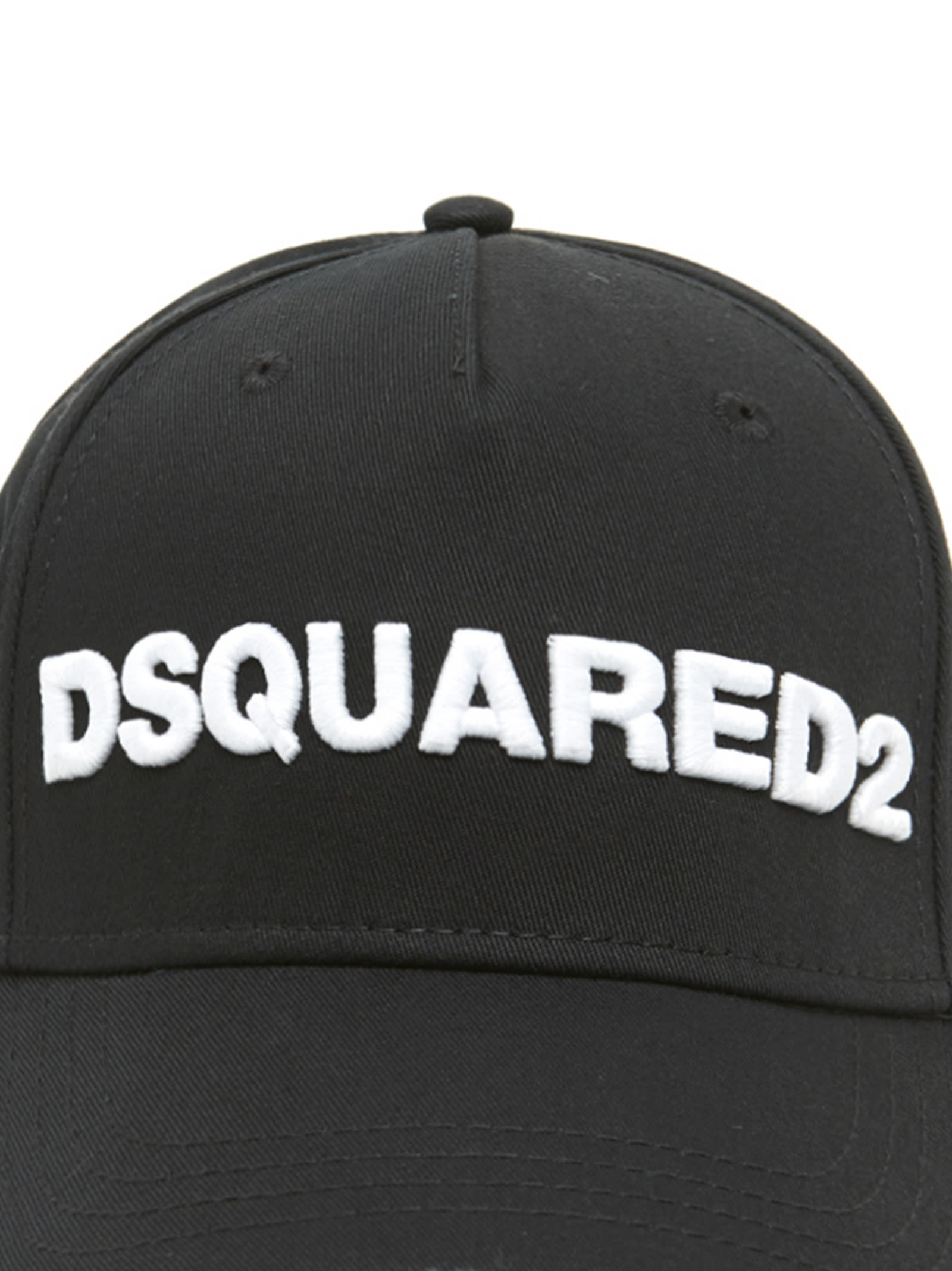 Shop Dsquared2 Logo Cap In White/black