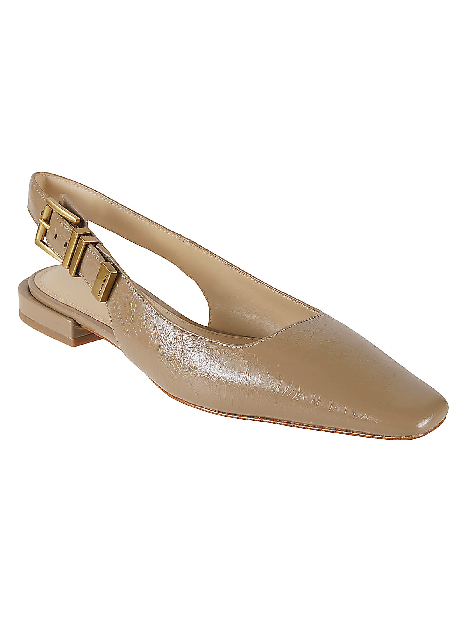 Michael Kors Darrington Slingback Ballerinas In Tortora