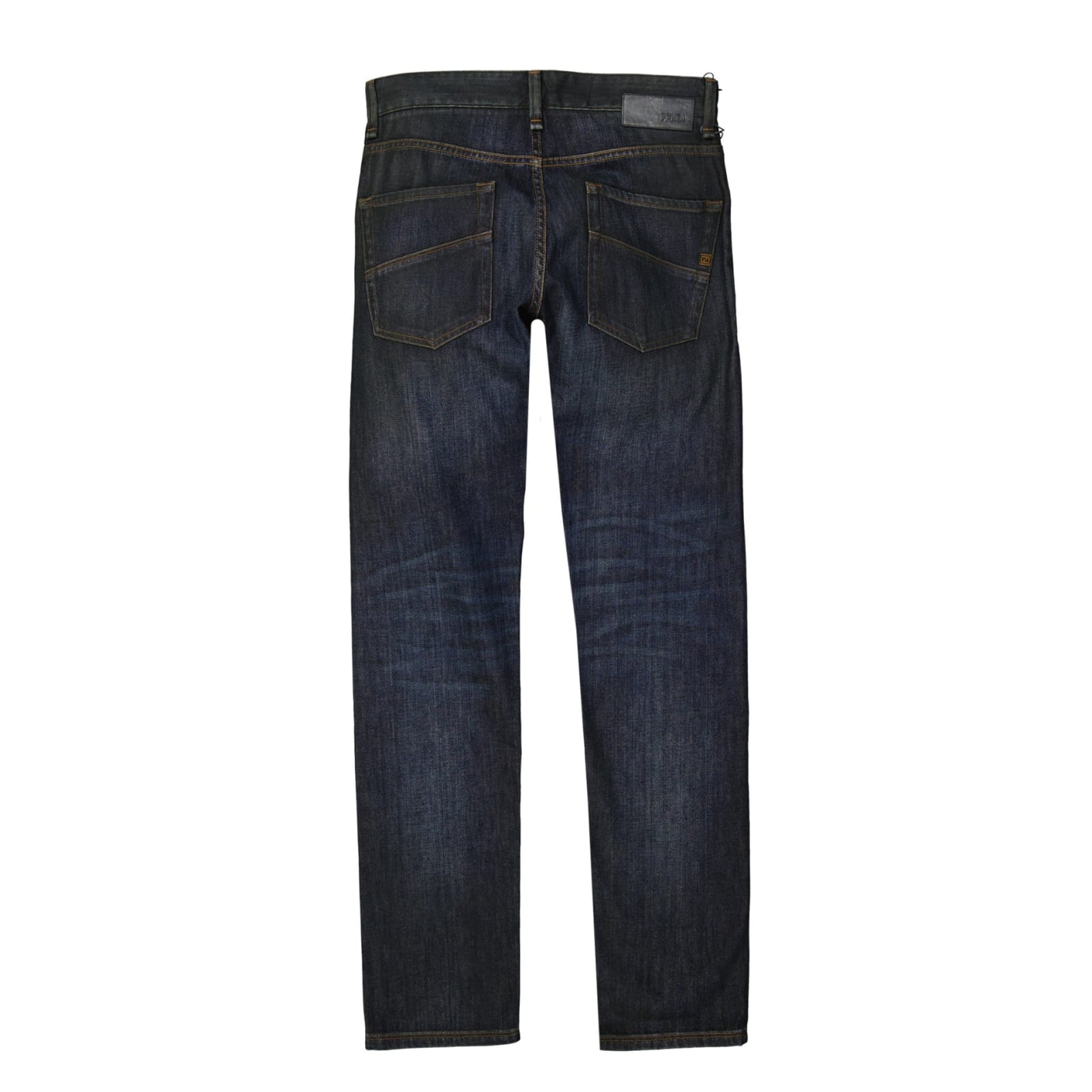 Shop Fendi Denim Jeans In Blue