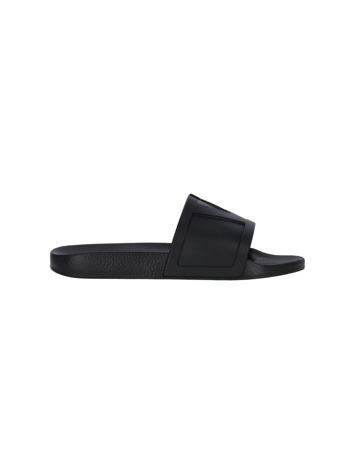 Valentino Pool Slide Coolside Slippers In Black