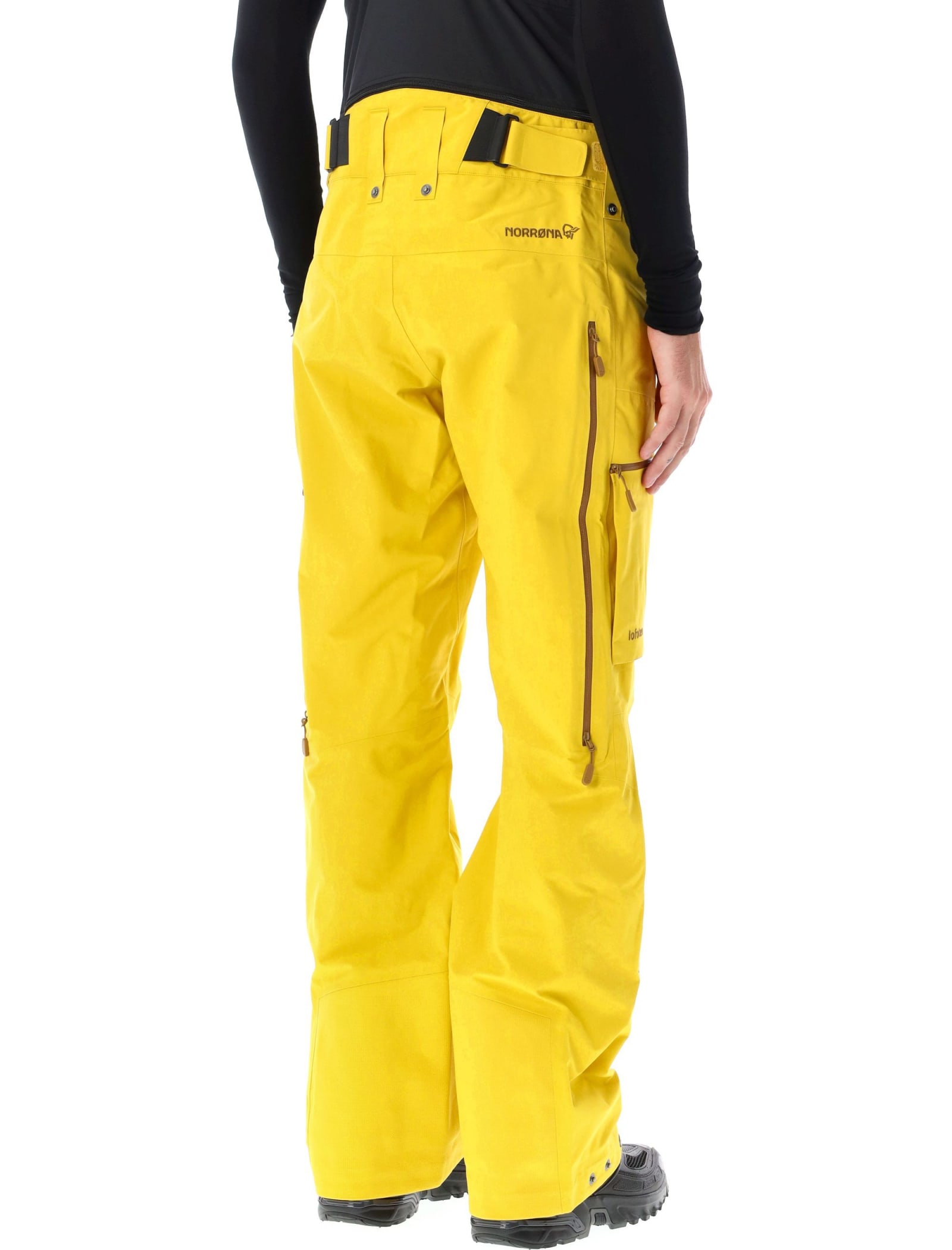 South Beach ski bib pants in cream