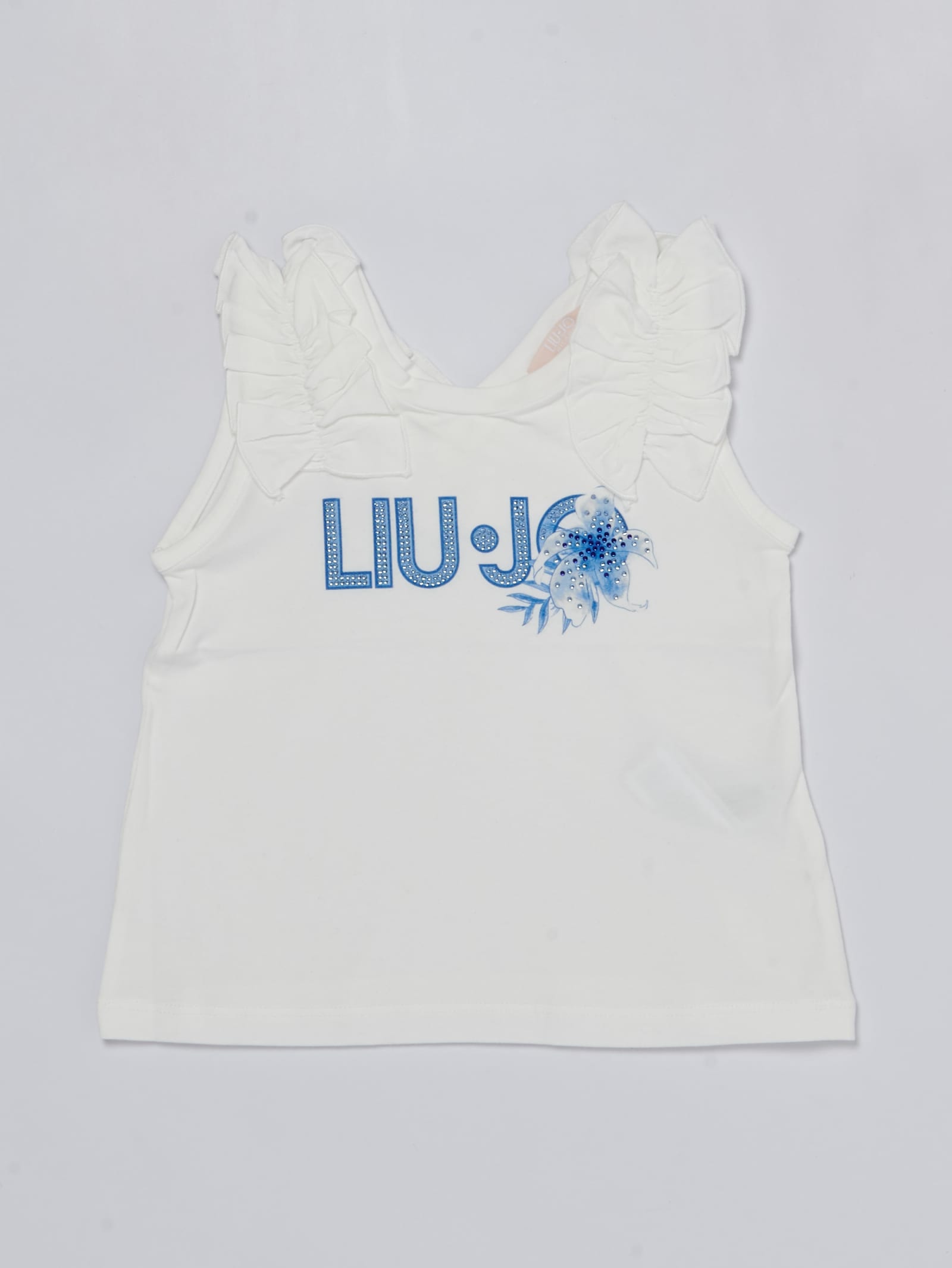 Shop Liu •jo Top Top-wear In Bianco