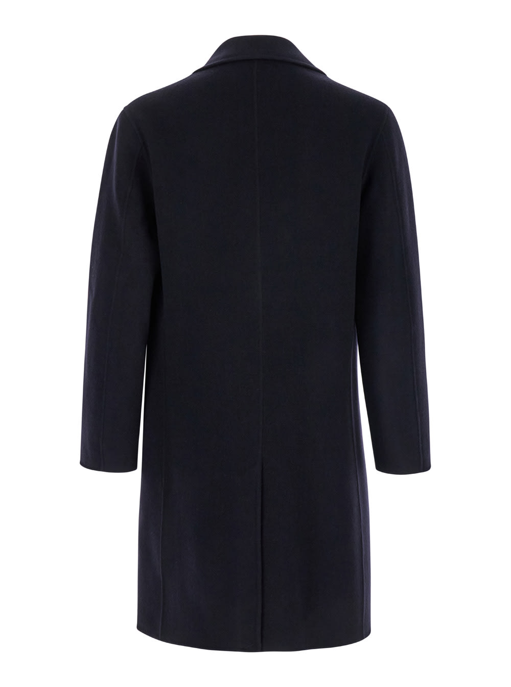 Low Brand Coat Double Wool In Blu
