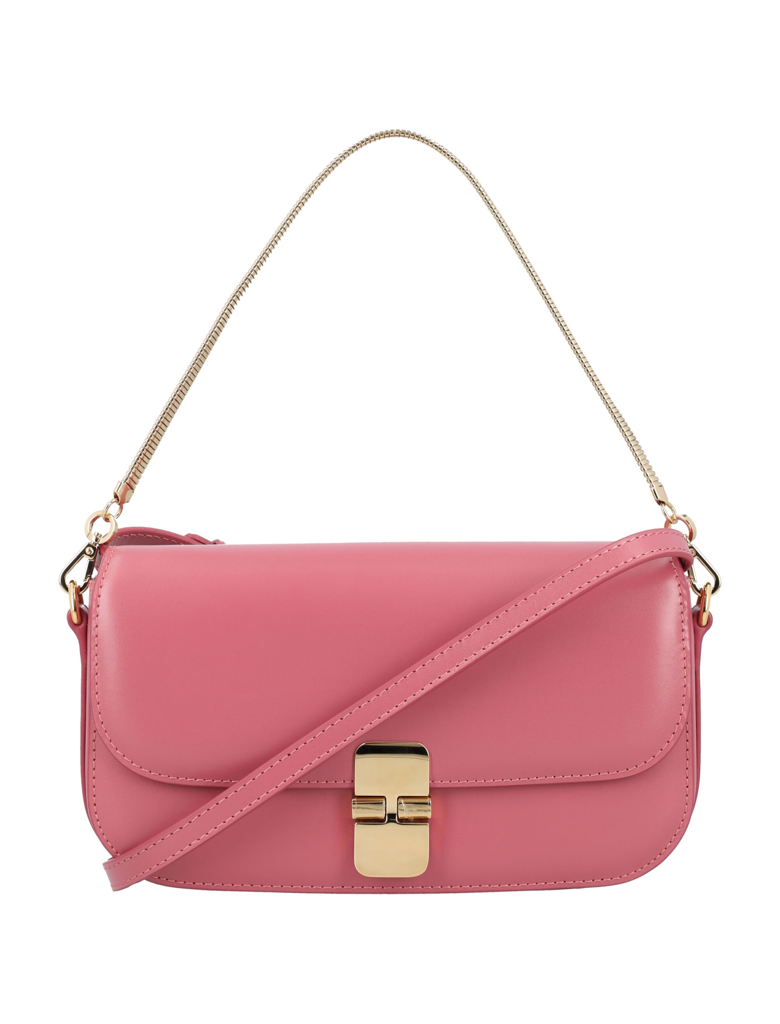 Shop Apc Clutch Grace With Chain In Pink