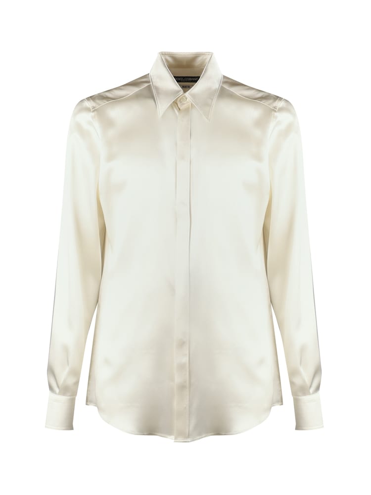 DOLCE & GABBANA SILK SATIN SHIRT