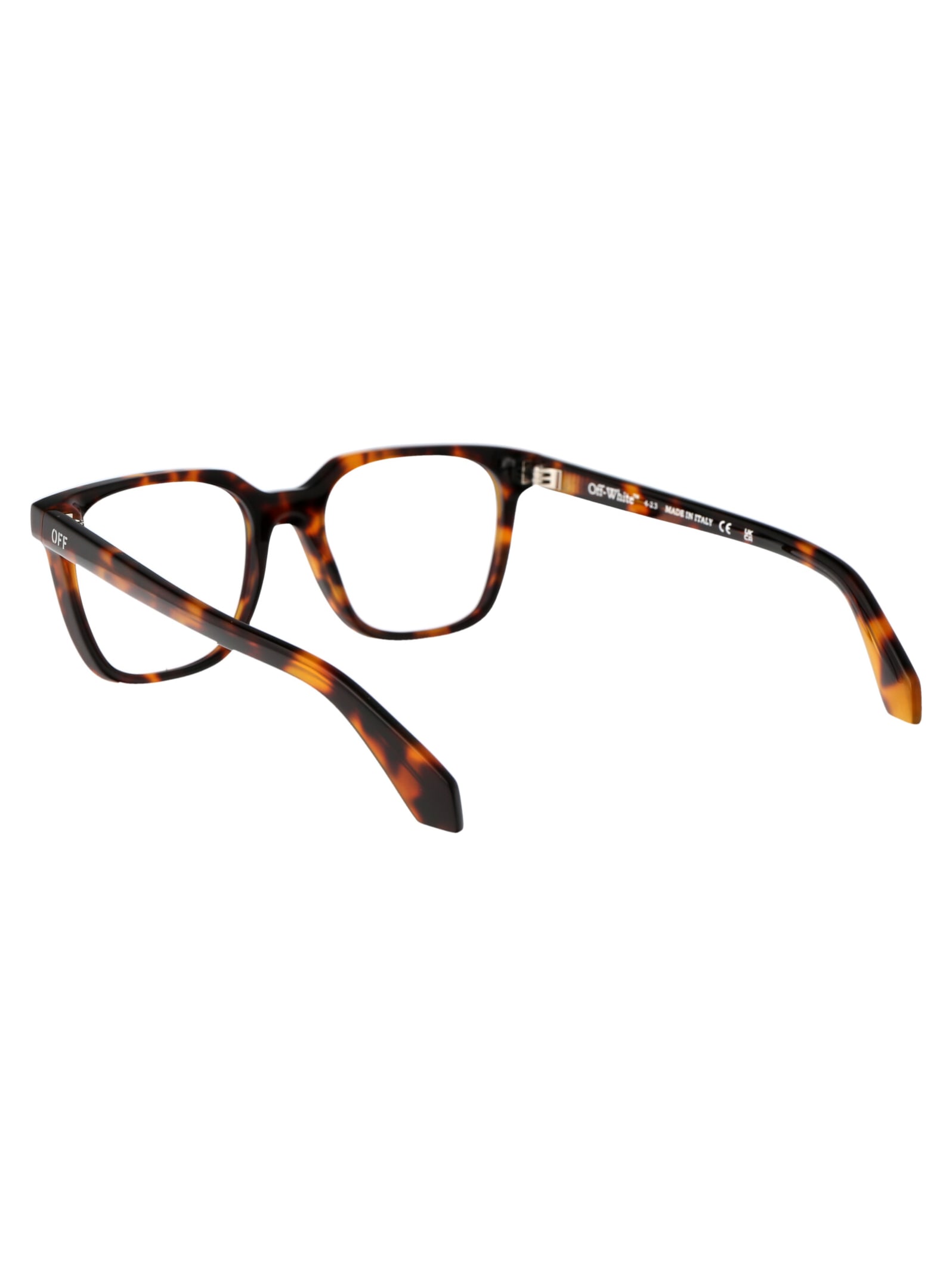 Shop Off-white Optical Style 38 Glasses In 6000 Havana