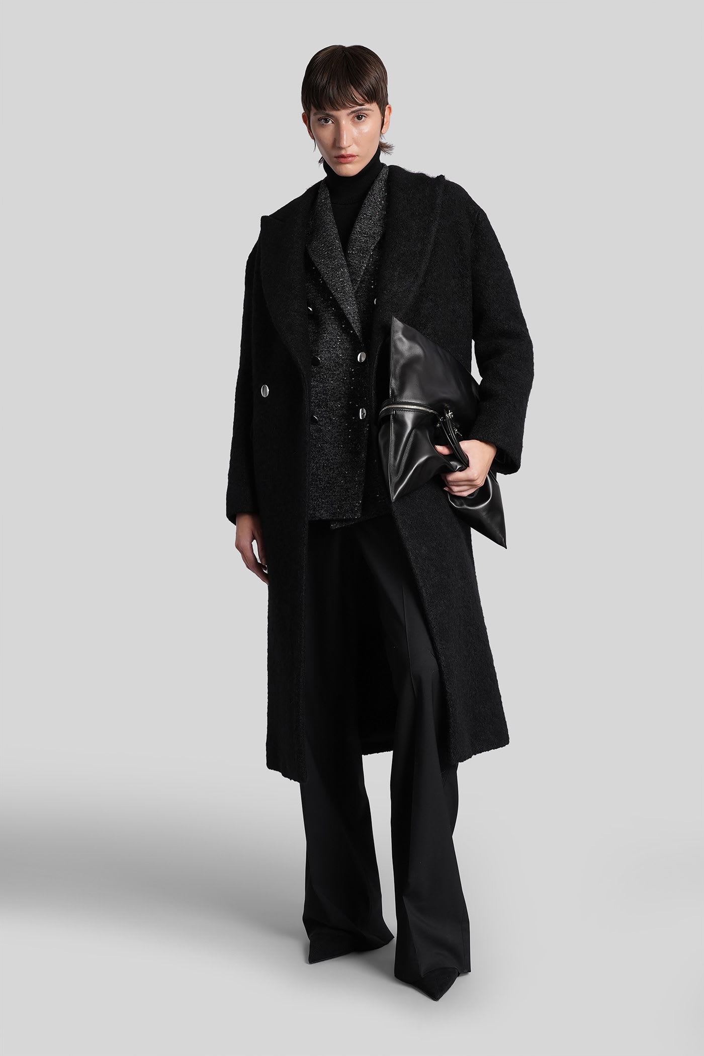 Tagliatore J-asmine10b Blazer In Grey Wool In Gray