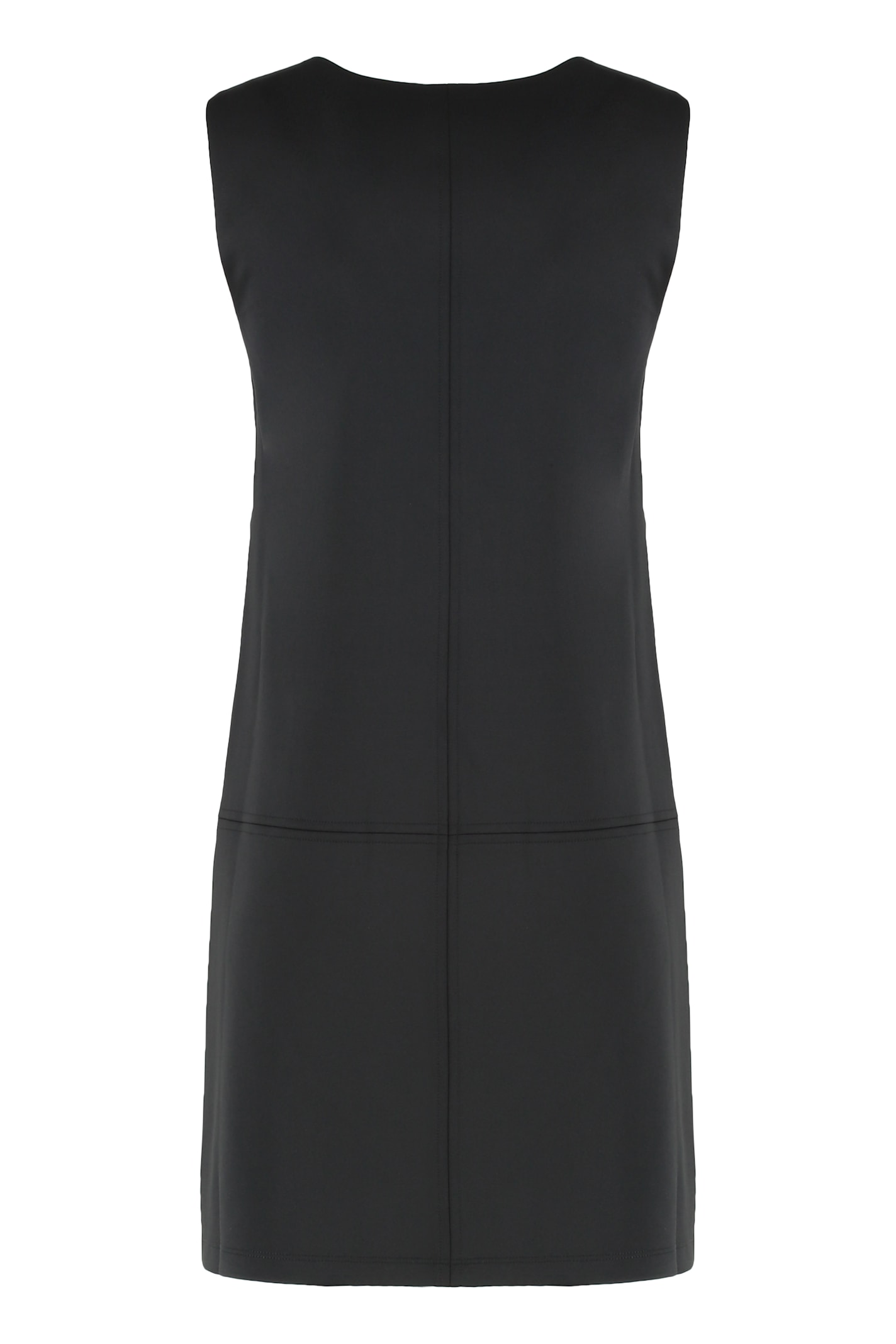 Calvin Klein Panelled Design Dress In Black