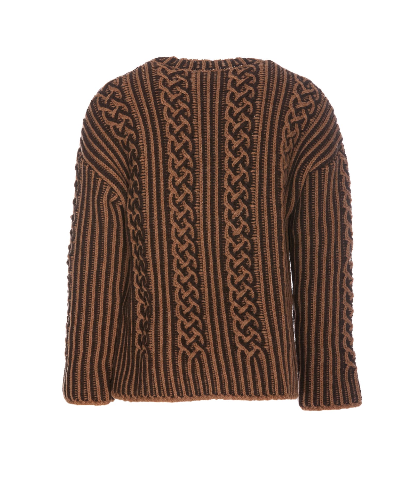 Shop Alanui Riding The Waves Sweater In Dark
