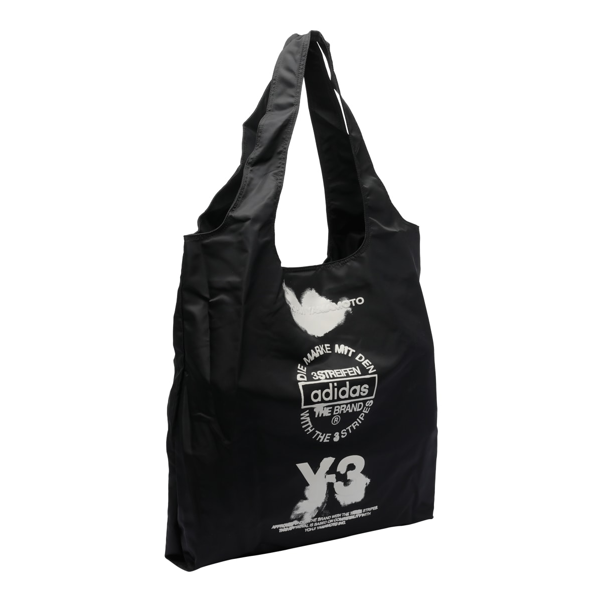 Y-3 Rectangular Shape Tote Bag With 2 Handles In Black