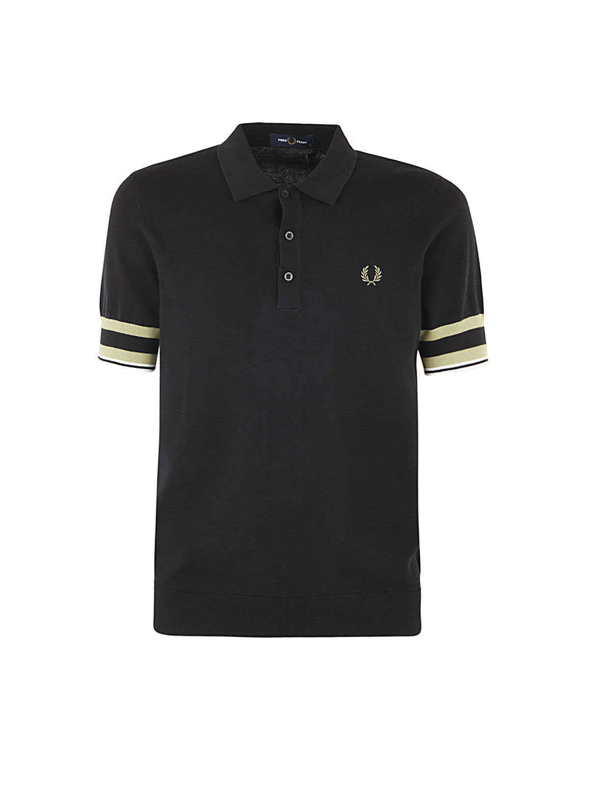 Fred Perry Fb Bold Cuff Knitted Polo