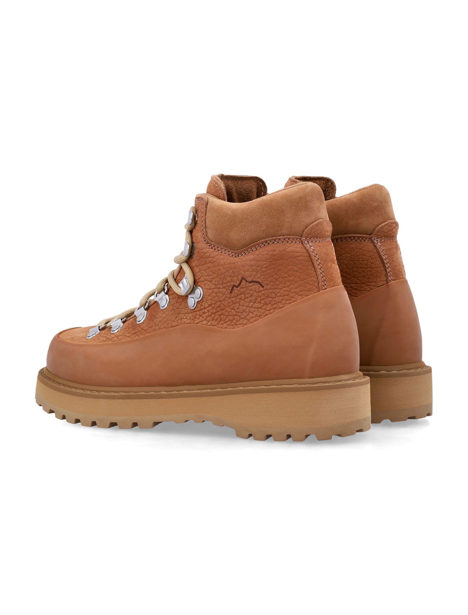 Diemme Women S Roccia Vet Gomma Cognac Leather Boots In Brown