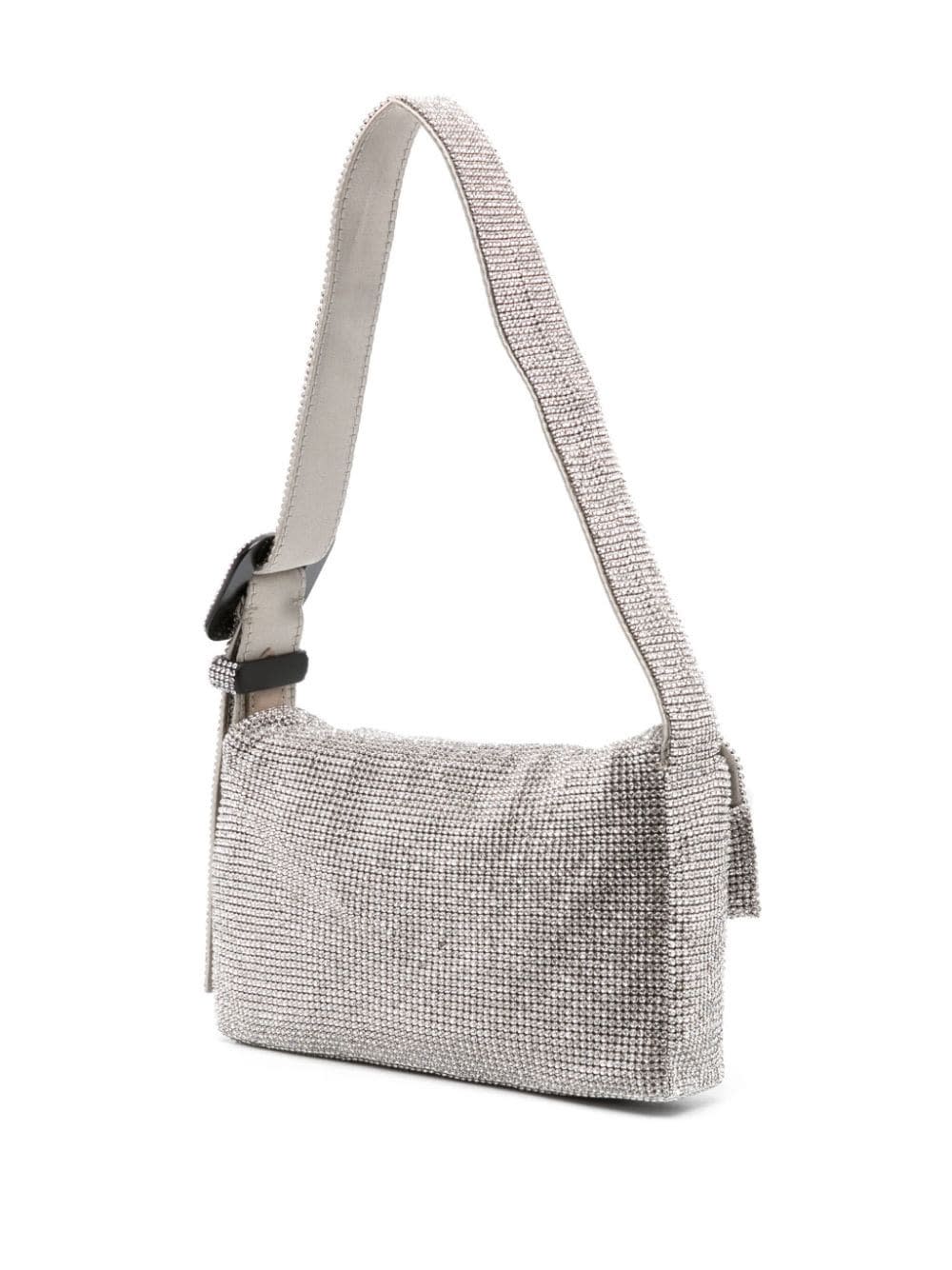 BENEDETTA BRUZZICHES CRYSTAL ON SILVER - VITTY LA MIGNON BAG 