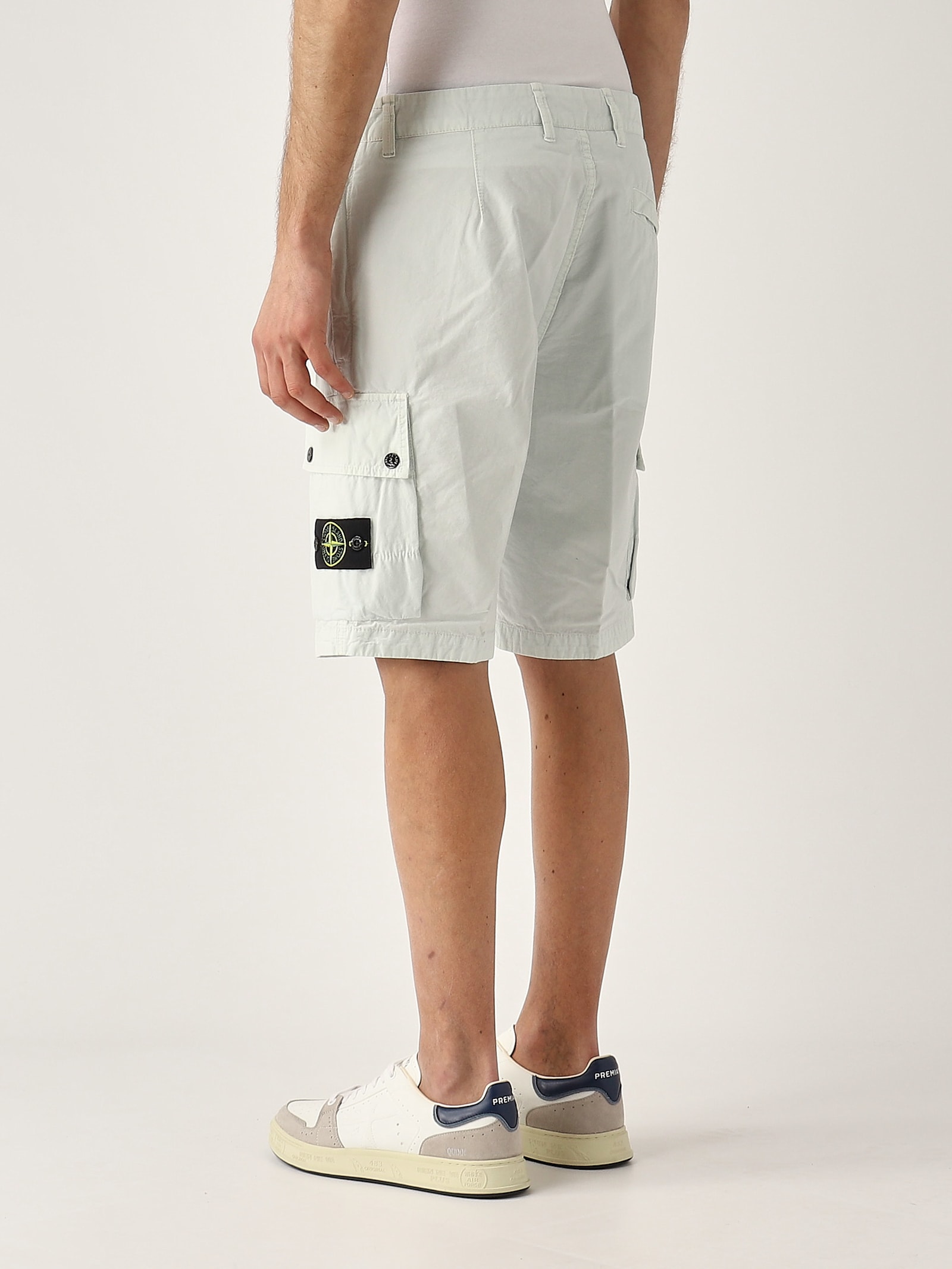 Stone Island Bermuda Regular Bermuda In White