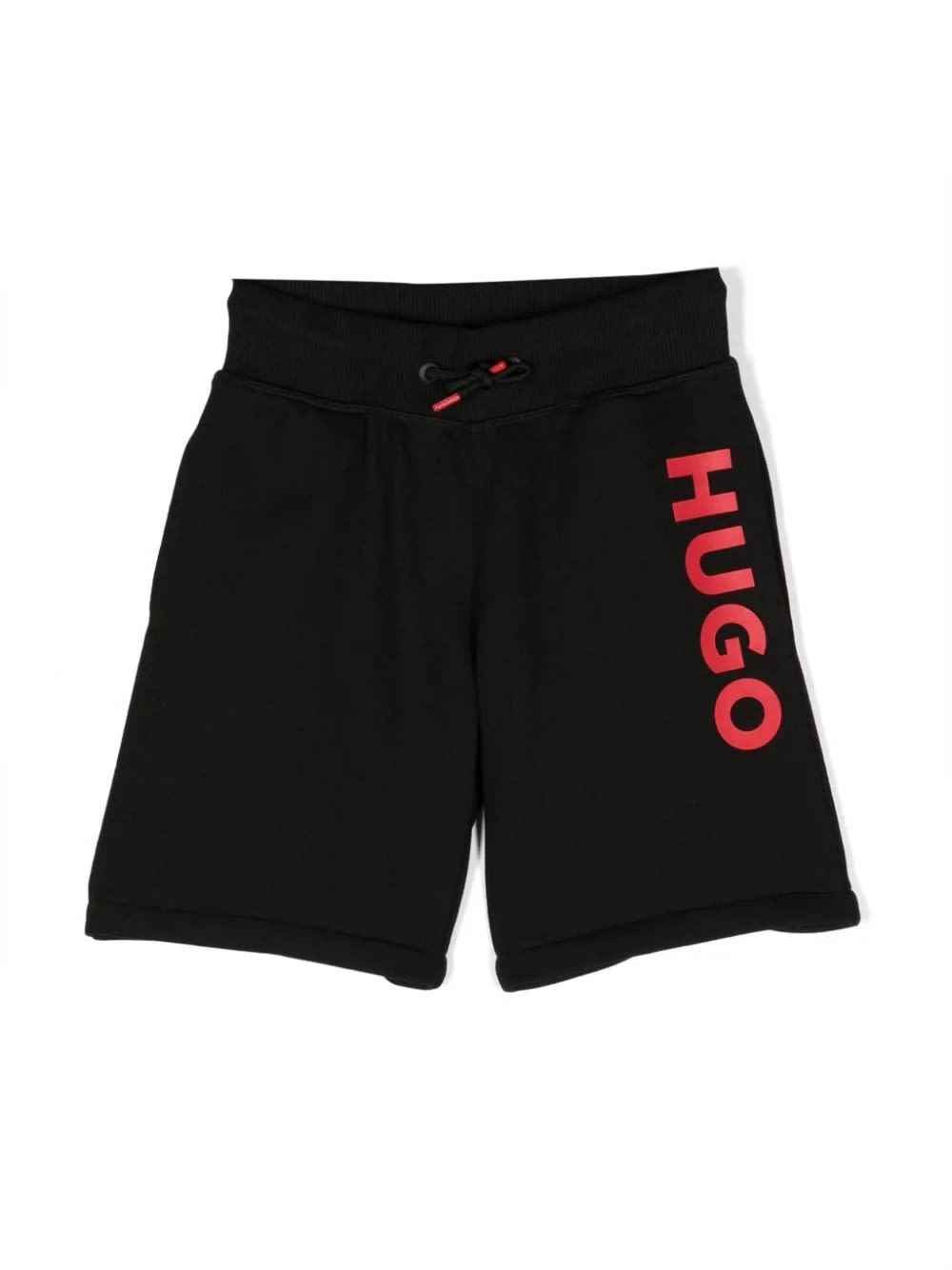 Hugo Boss Kids' Sports Shorts With Drawstring In Black