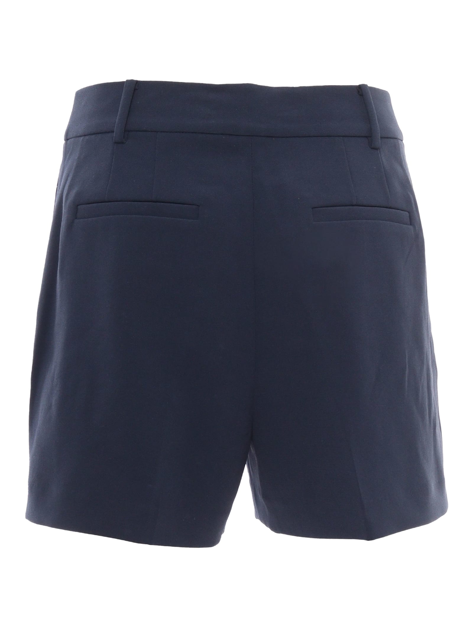 Shop Michael Kors Pleated Short In Blue