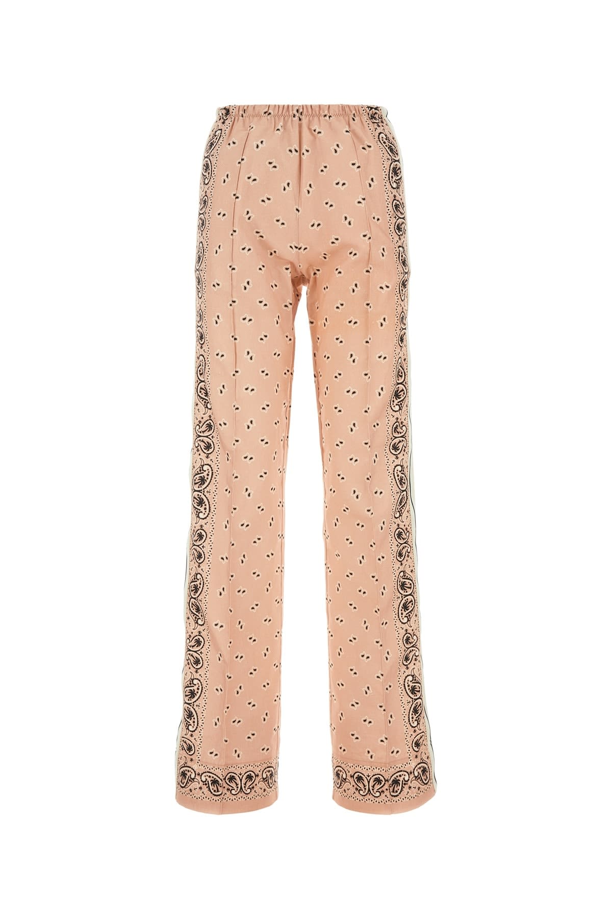 Shop Palm Angels Pantaloni In Pinkoffwhite