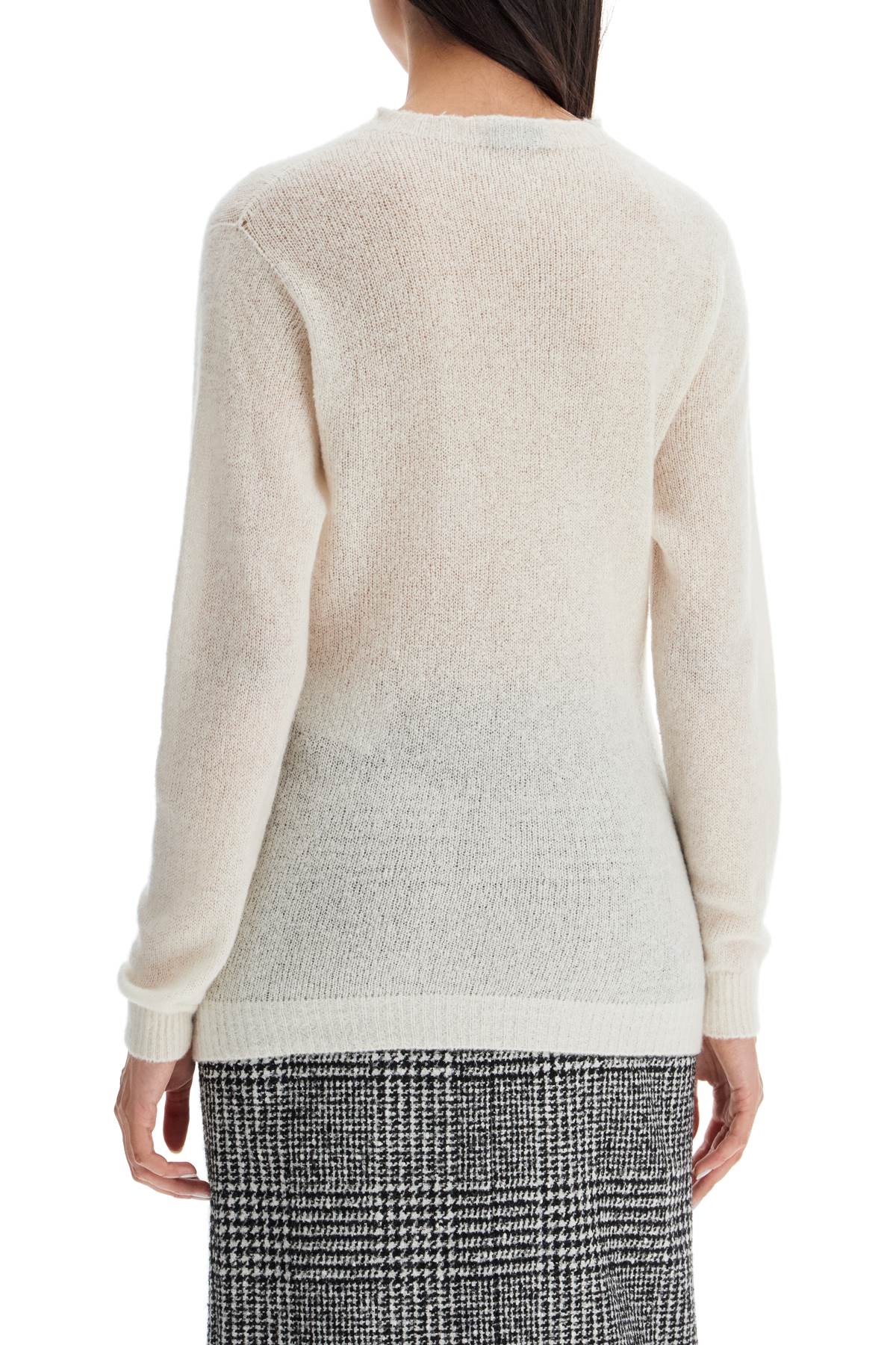 Shop Tom Ford Cashmere And Silk Pullover Set In Off White (white)