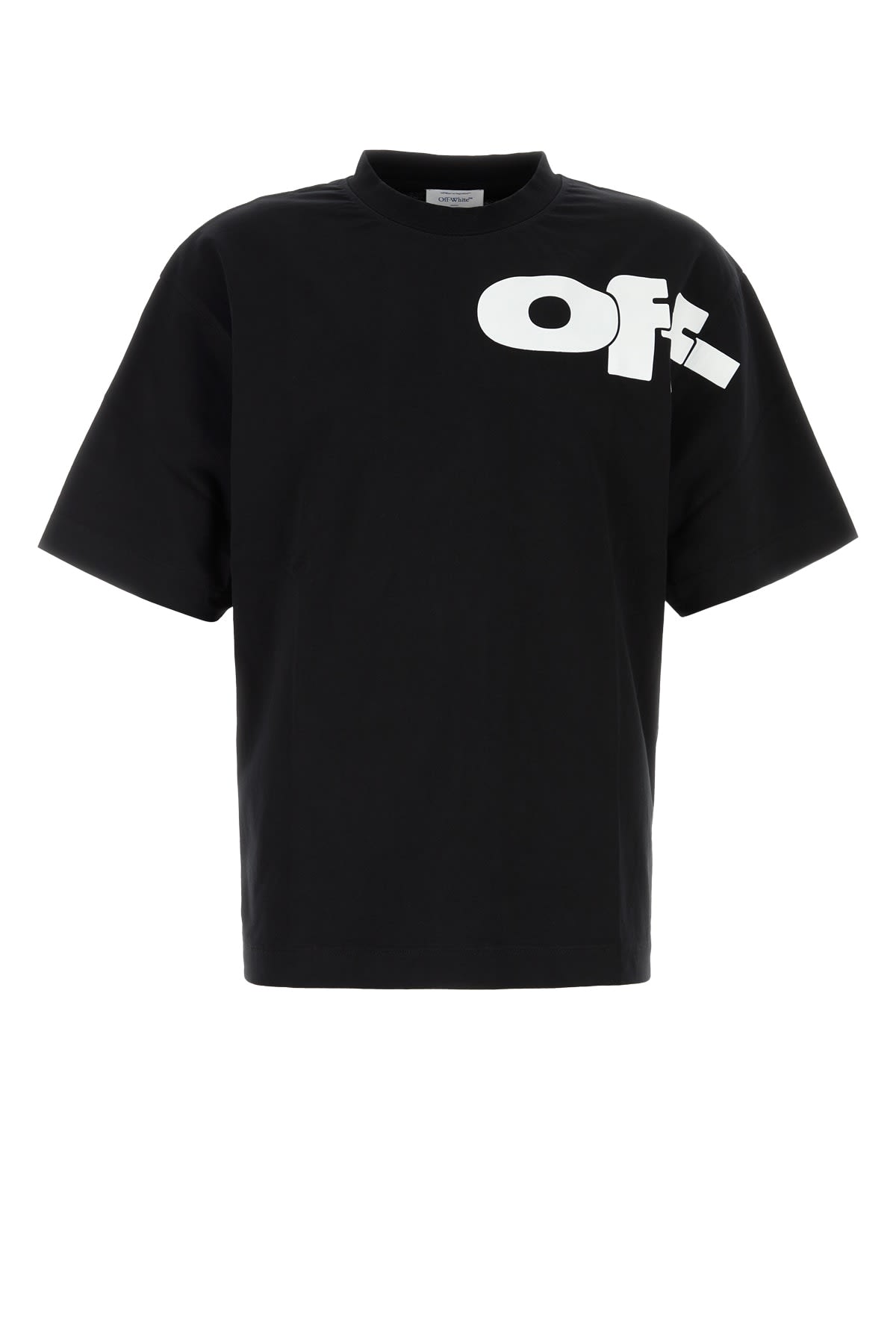 Shop Off-white T-shirt In Blackwhite