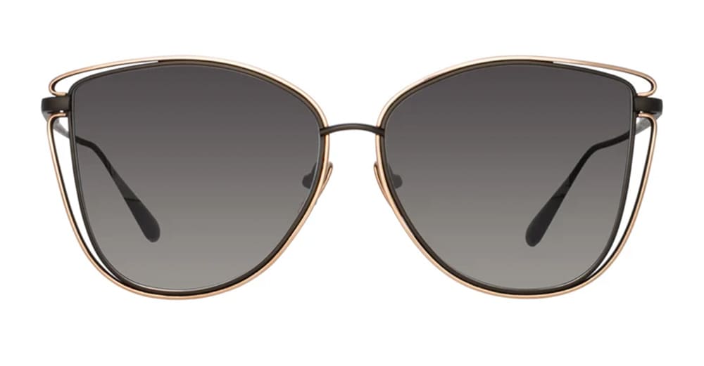 Dinah - Matt Nickel / Rose Gold Sunglasses