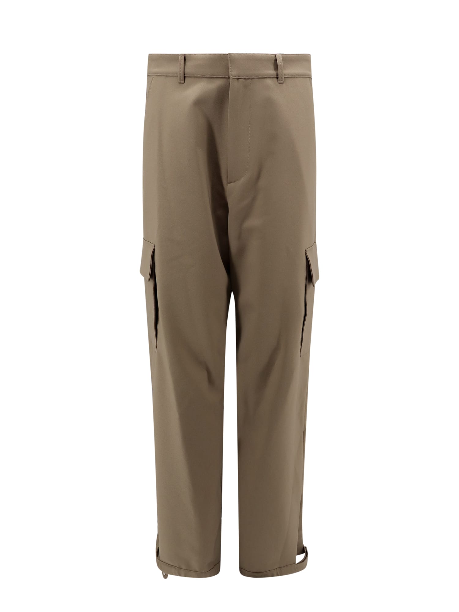 Shop Off-white Trouser In Green