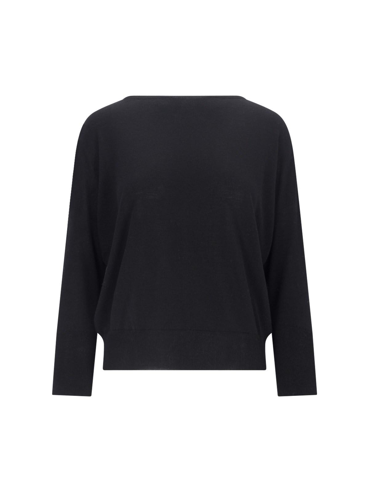 Shop Zanone Basic Jumper In Nero