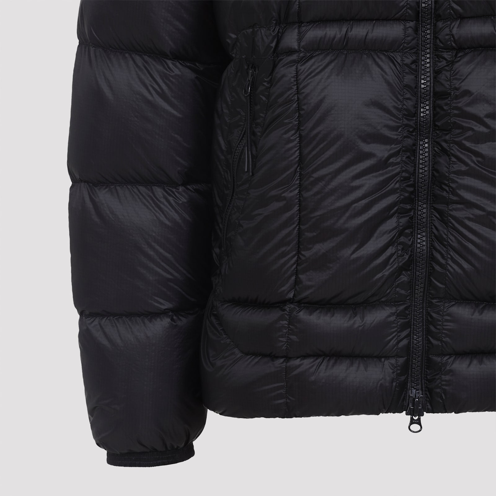 C.p. Company Medium Shell Jacket With Hood And Cuffs In Black