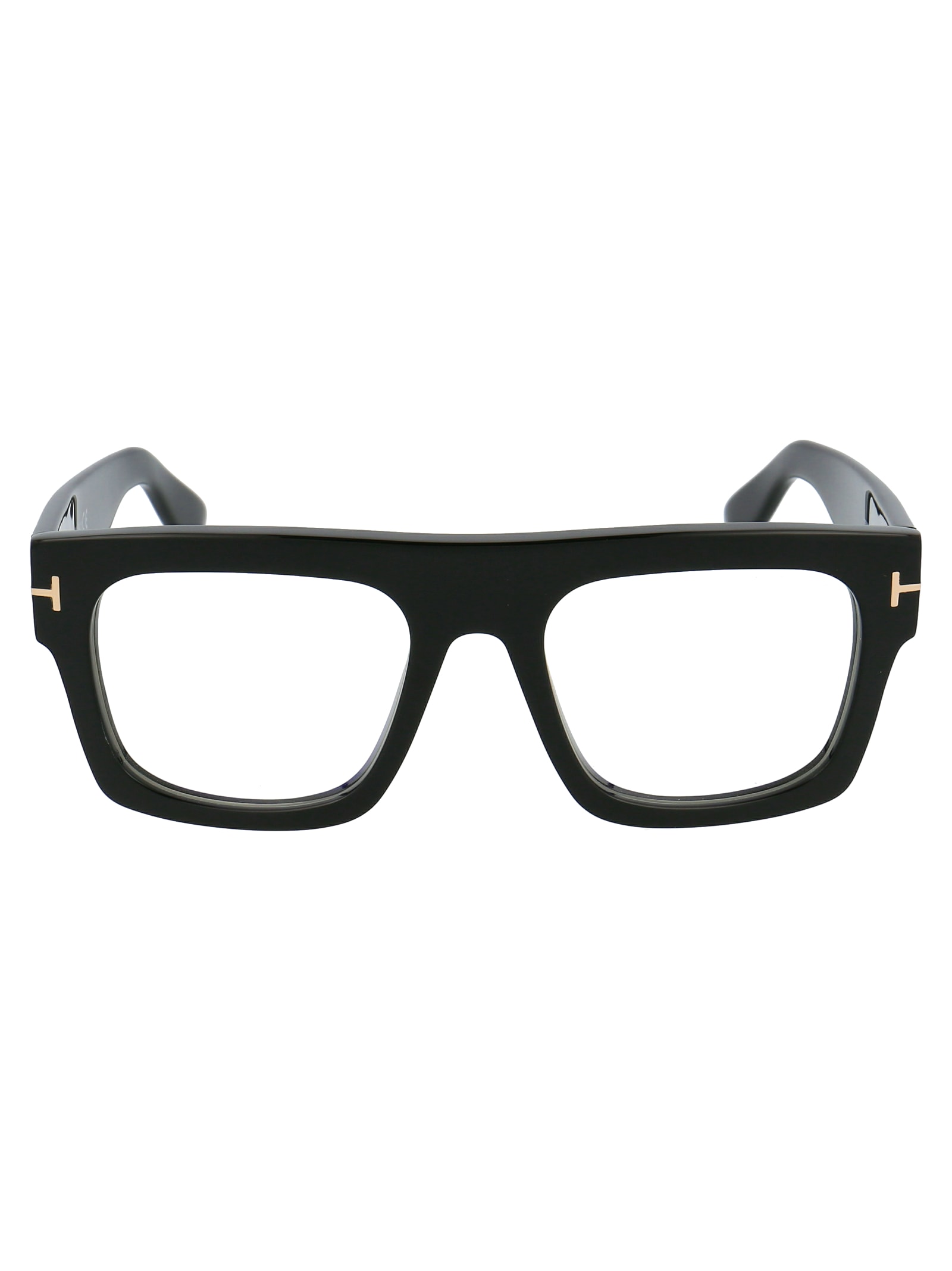 Shop Tom Ford Ft5634-b Glasses In 001 Nero Lucido