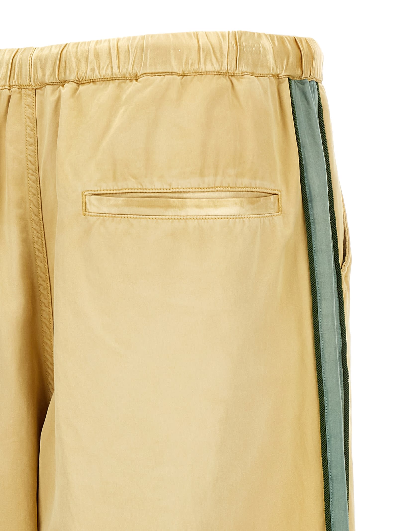 Miharayasuhiro Maison Mihara Yasuhiro 'aged Satin' Pants In Yellow