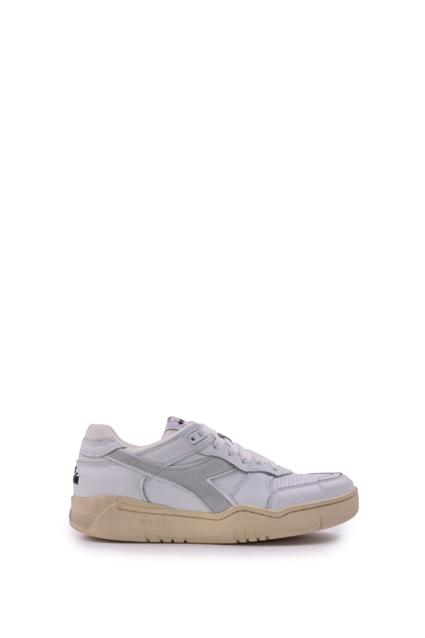 Shop Diadora Sneakers In Bianco