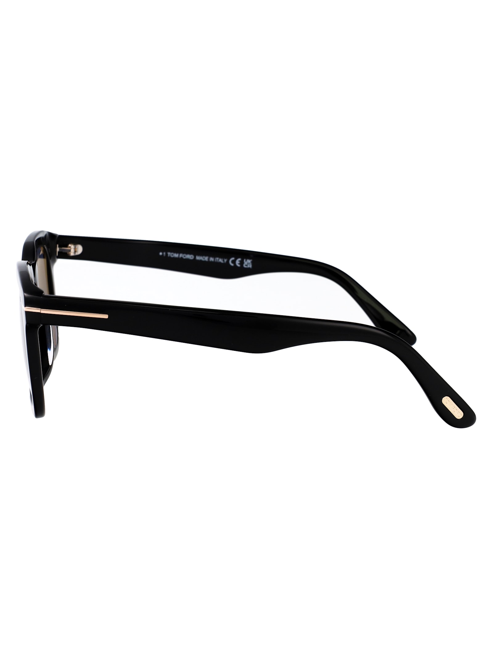 Tom Ford Sunglasses In Nero Lucido / Fumo Polar